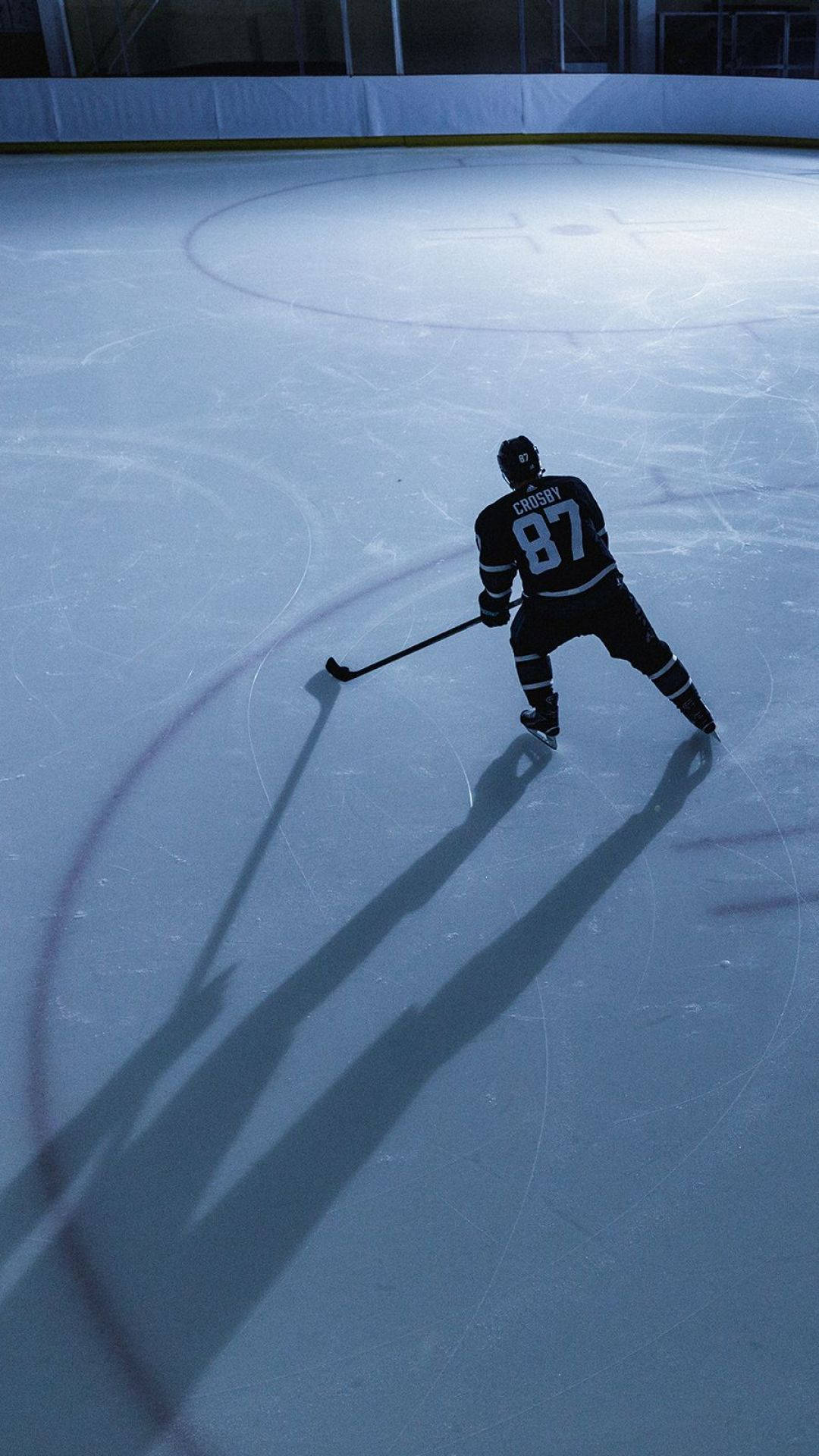 Cool Hockey, black jersey, number 87, Full HD Phone Wallpaper