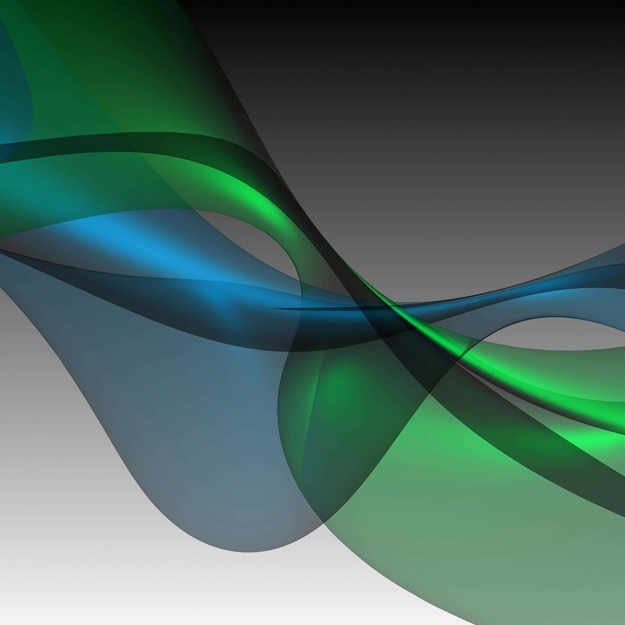 iPad 2, green, blue, Full HD Desktop Wallpaper