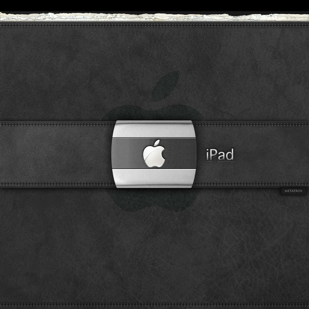 iPad 2, black, leather, SD Desktop Wallpaper