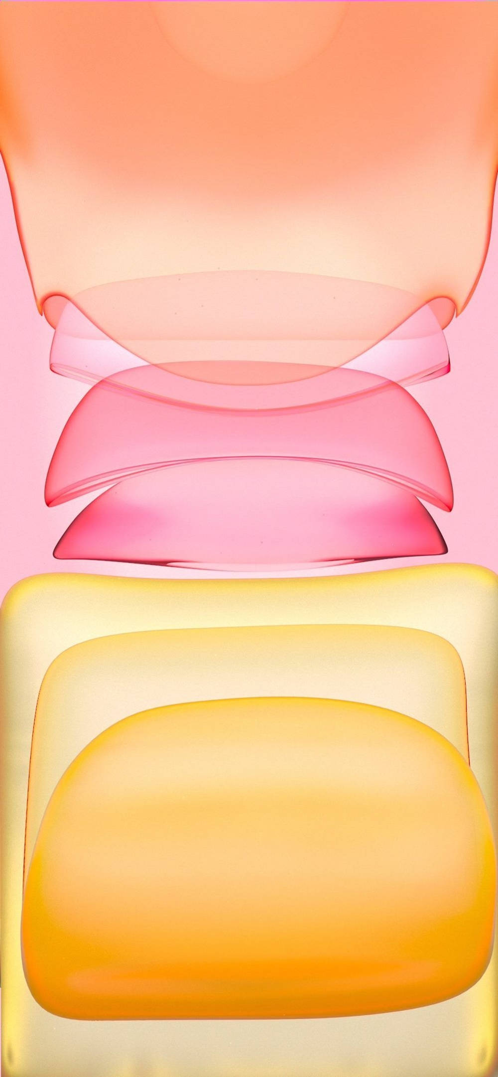 iPhone 11, orange, pink, Full HD Phone Wallpaper