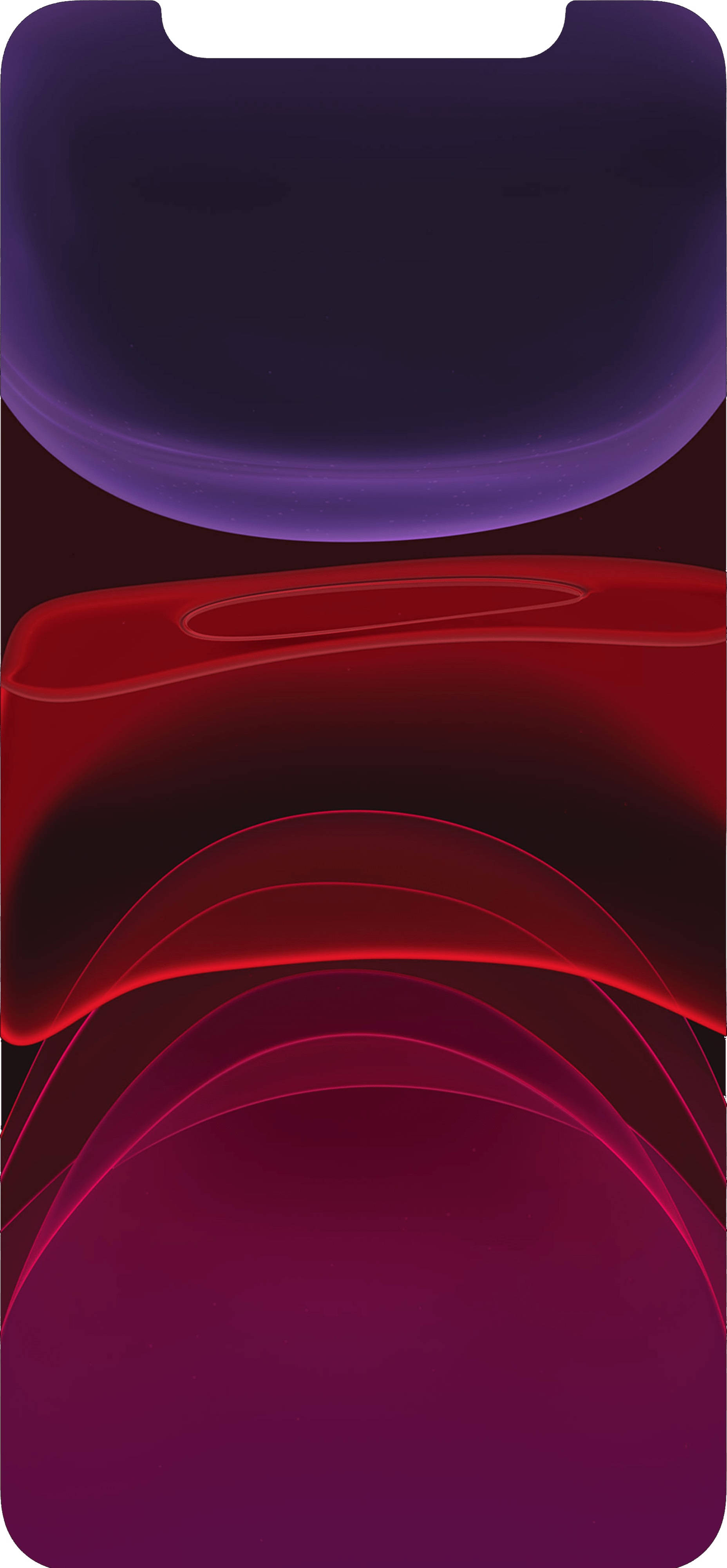 iPhone 11, purple, red, 4K Phone Wallpaper