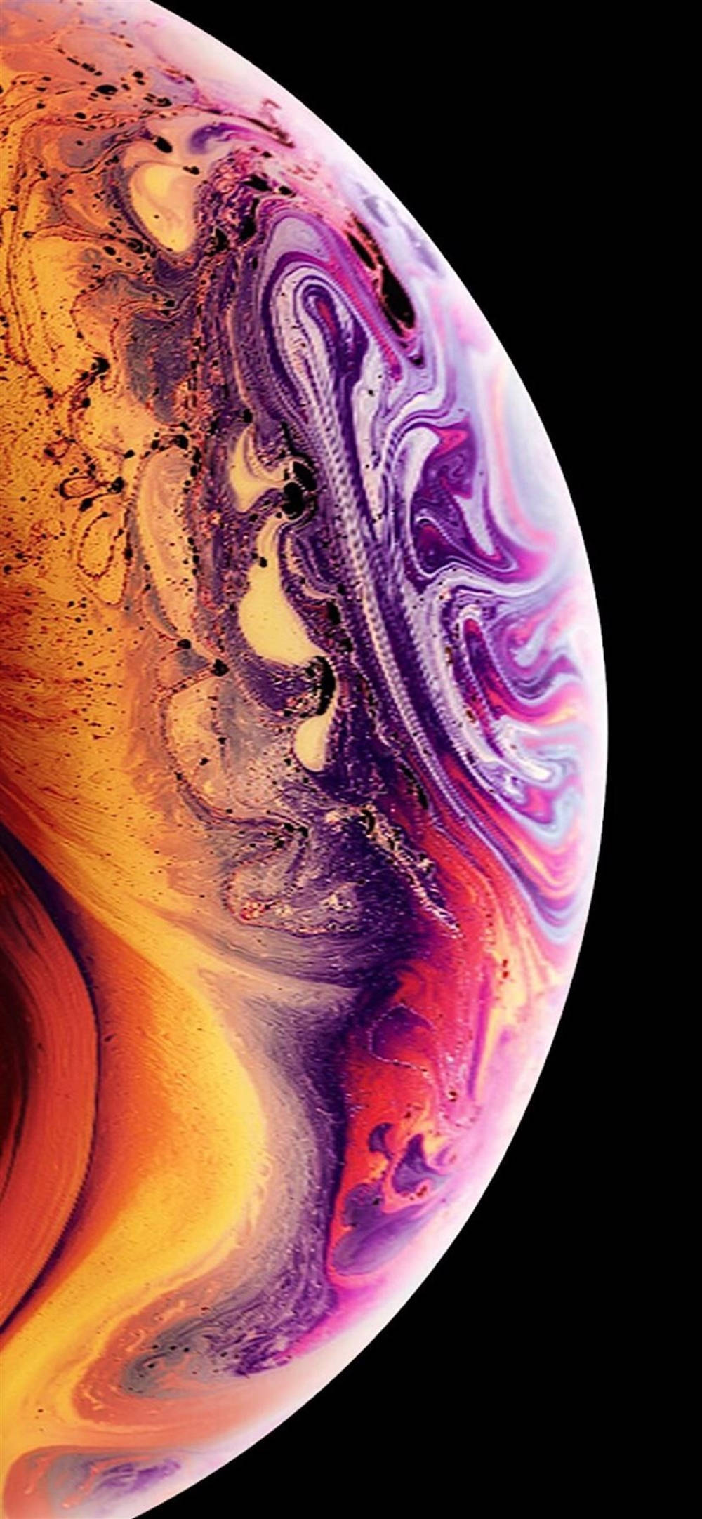 iPhone 11, purple, yellow, Full HD Phone Wallpaper