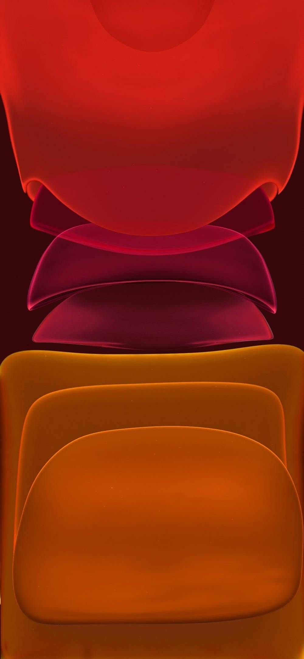 iPhone 11, orange, red, Full HD Phone Wallpaper
