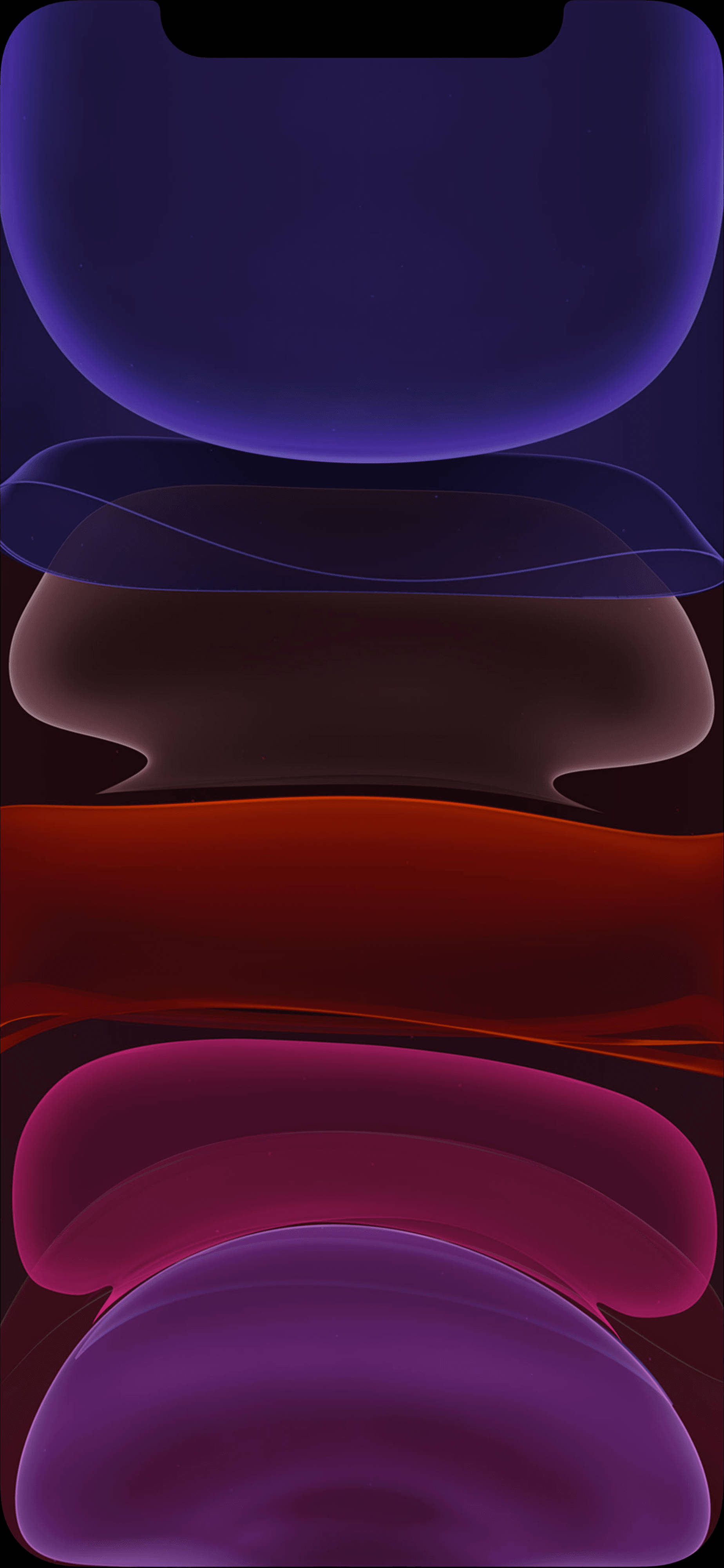 iPhone 11, dark red, purple, 4K Phone Wallpaper