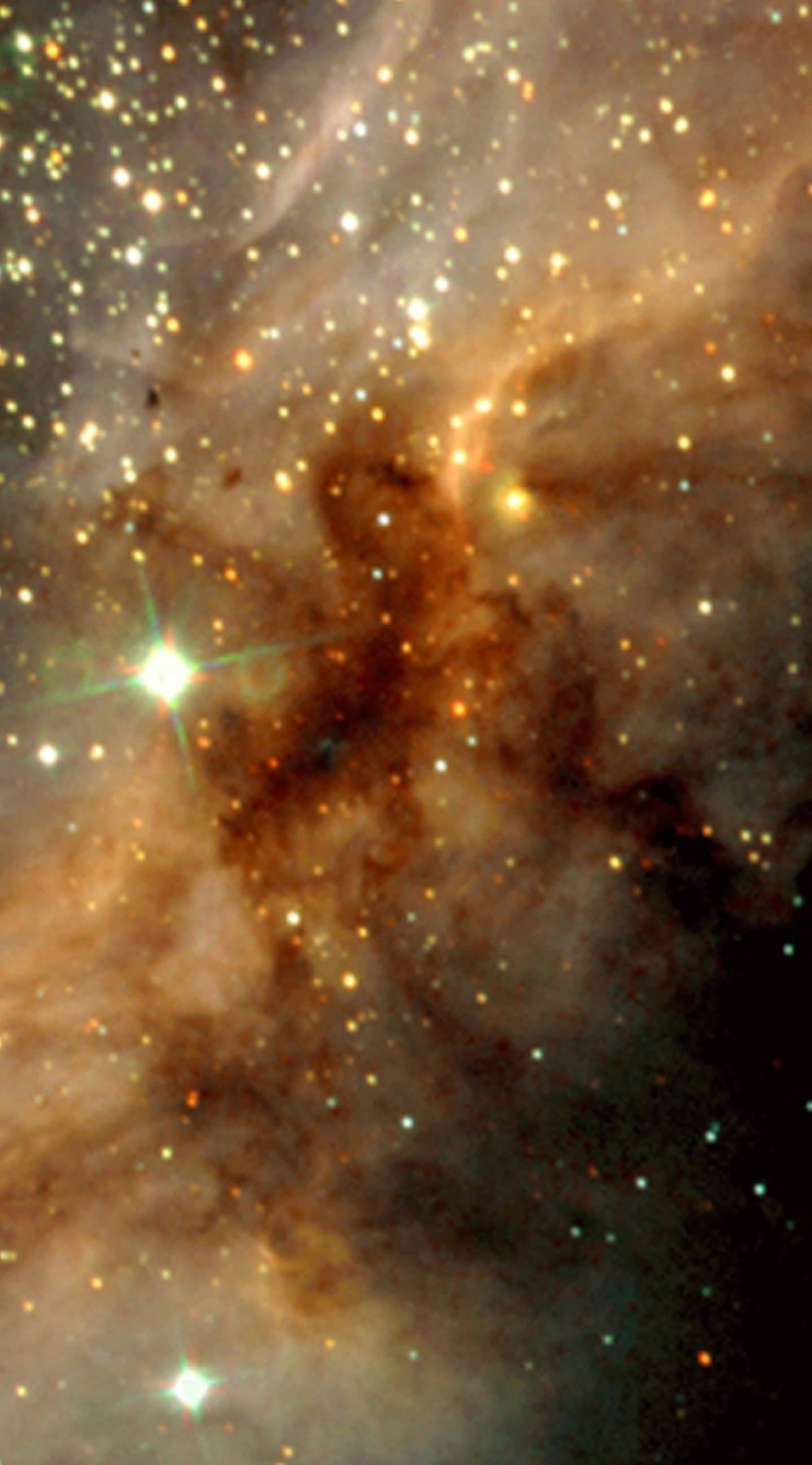 Space Galaxy, iPhone 6s, cosmic nebula, 2K Phone Wallpaper