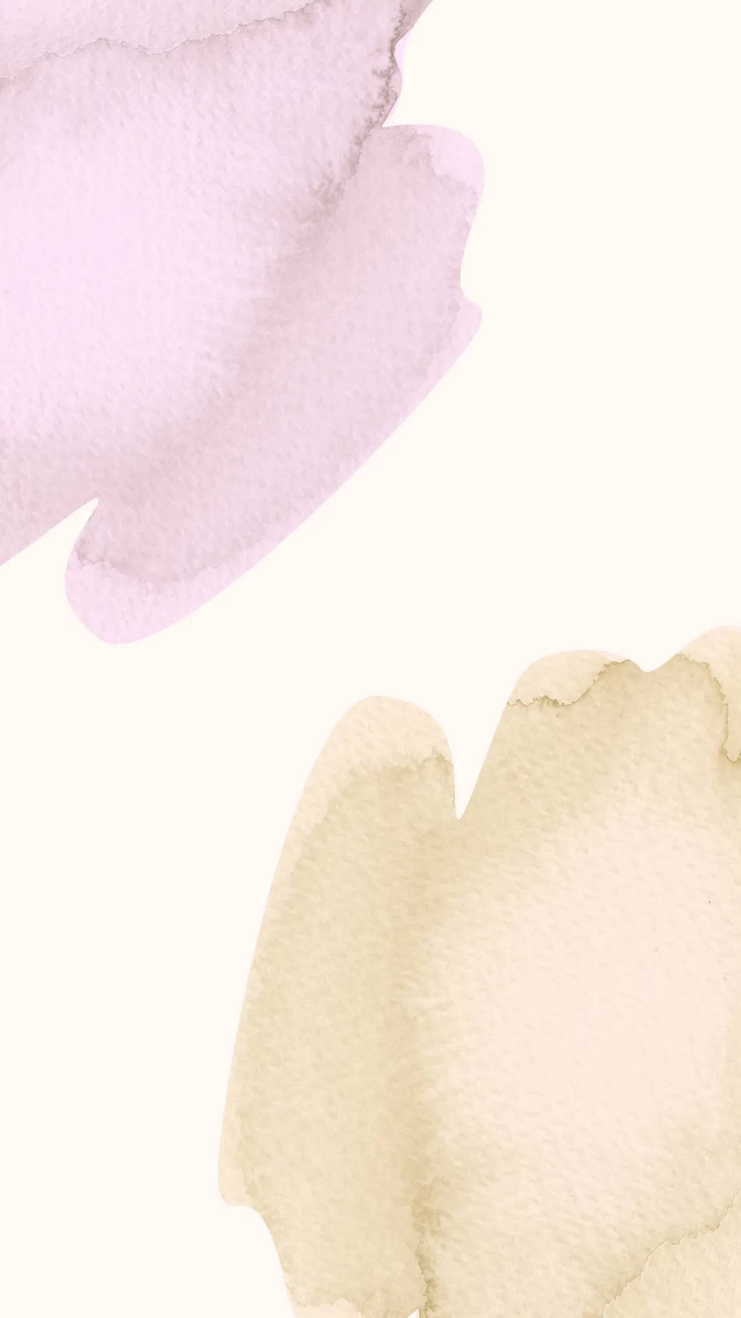 pastel watercolor, pale pink, cream, Full HD Phone Wallpaper