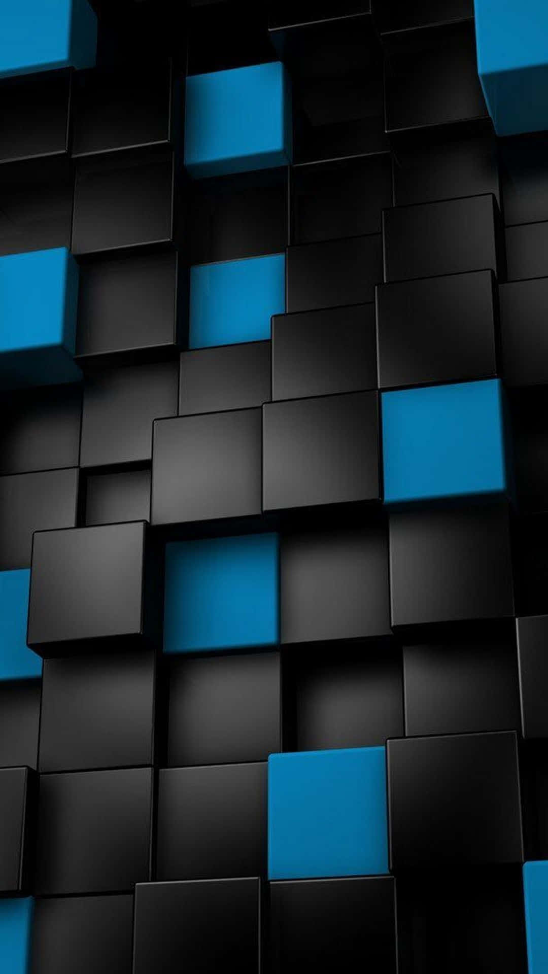 iPhone, black, vibrant blue, Full HD Phone Wallpaper