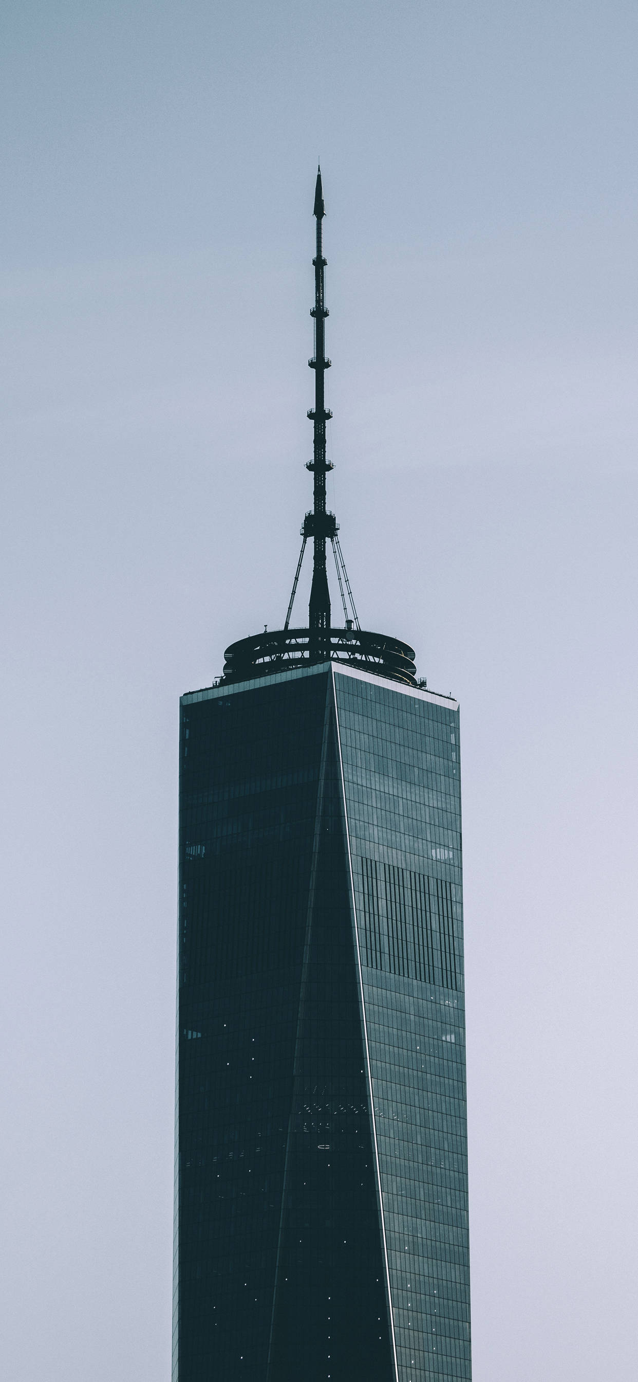 iPhone XS Max, skyscraper, glass facade, 2K Phone Wallpaper