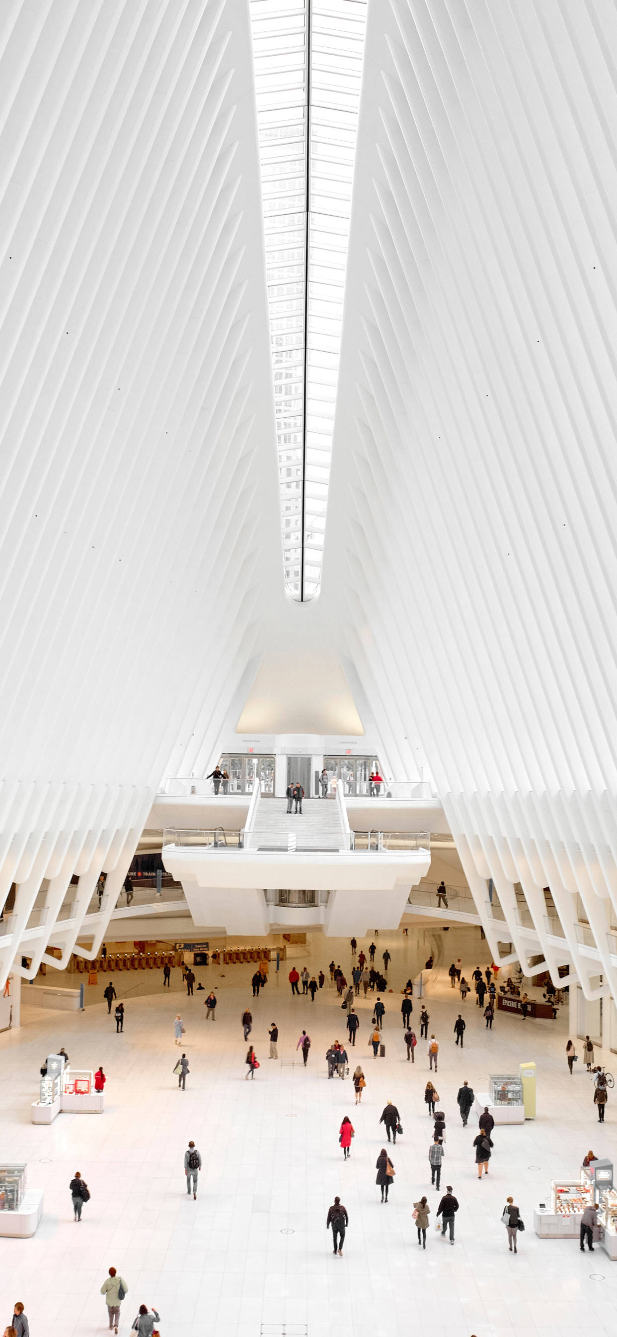 iPhone XS Max, white, vaulted ceiling, 2K Phone Wallpaper