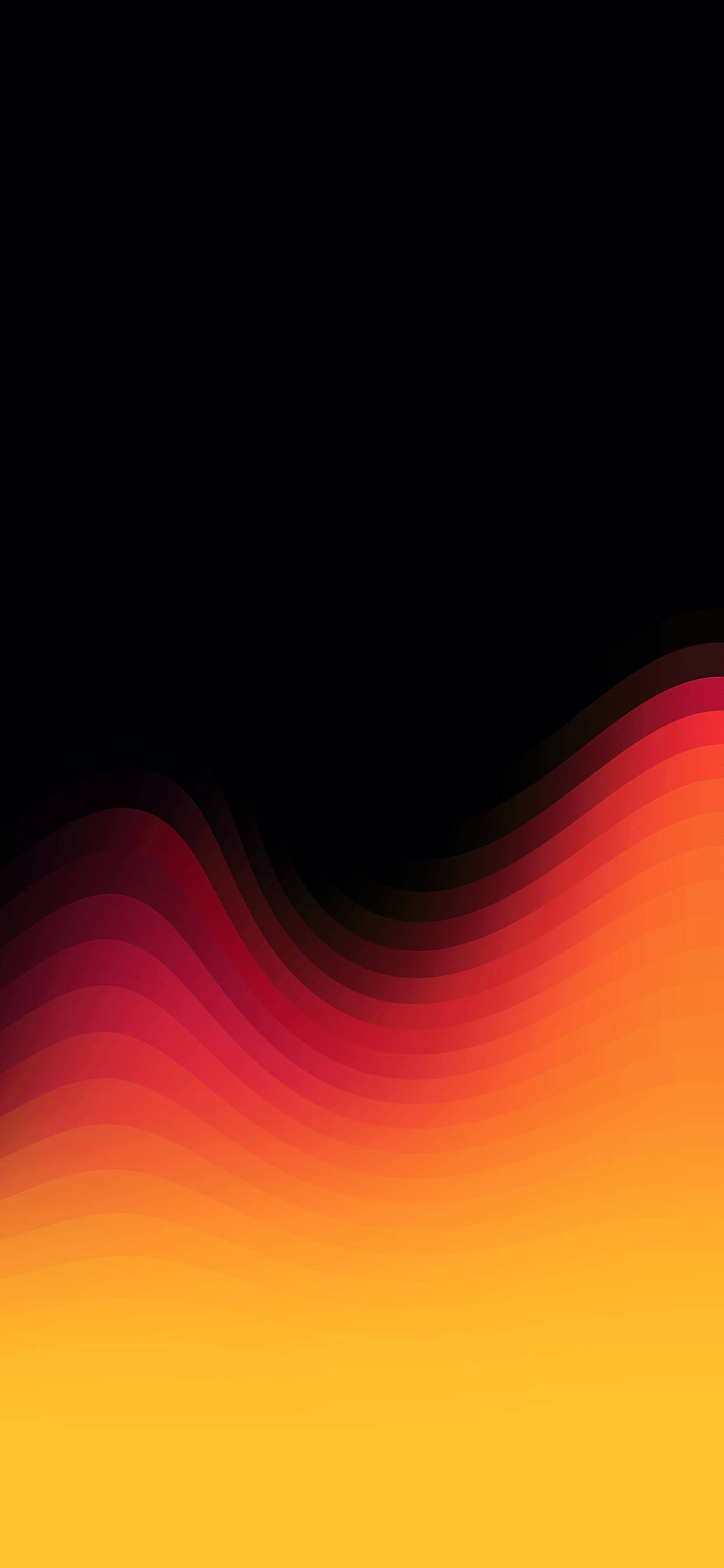 iPhone XS Max, yellow gradient, red orange, 2K Phone Wallpaper