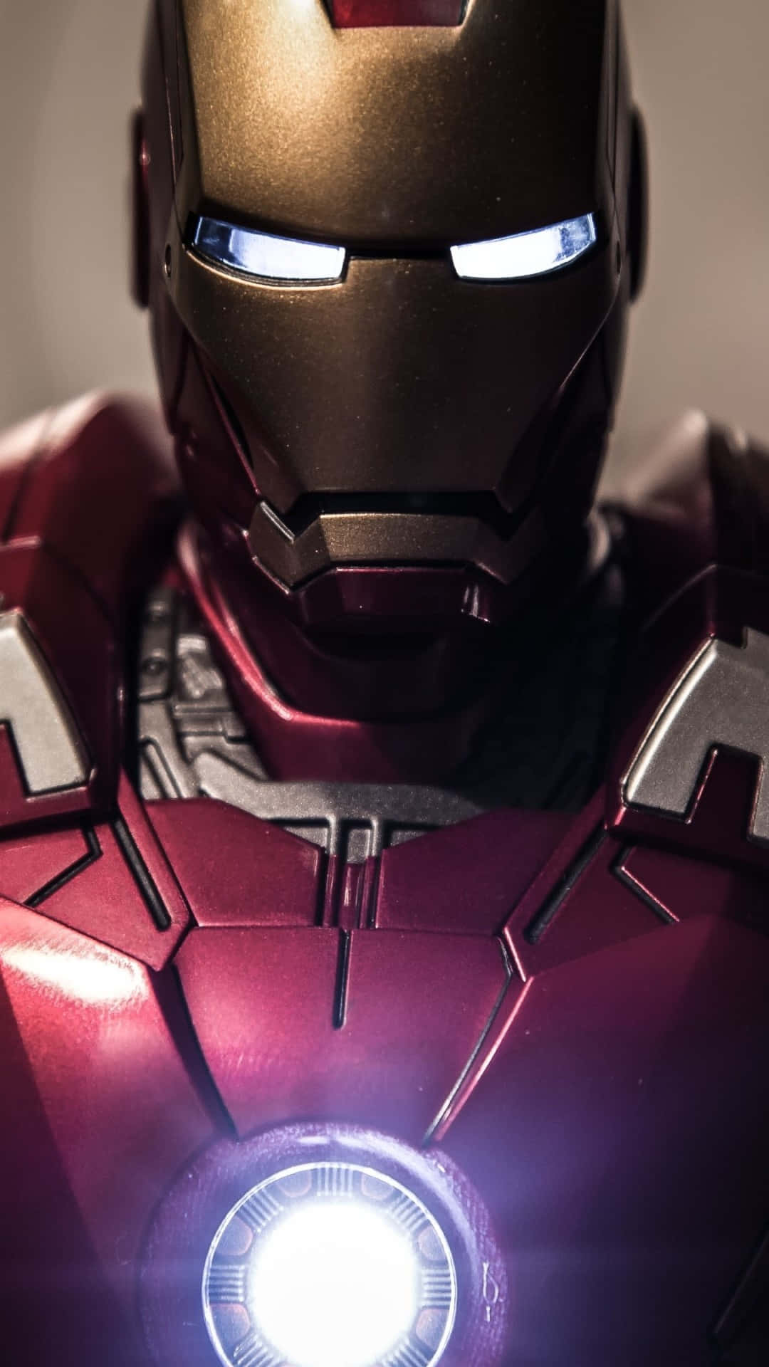 Iron Man iPhone, Iron Man helmet, glowing eyes, Full HD Phone Wallpaper