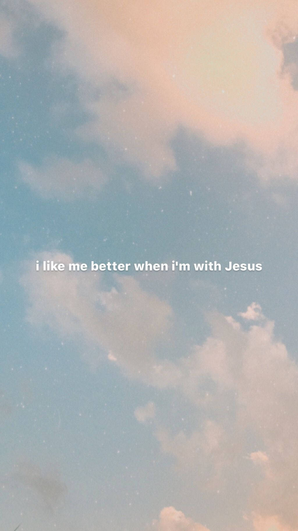 Jesus Aesthetic, pastel sky, wispy clouds, HD Phone Wallpaper