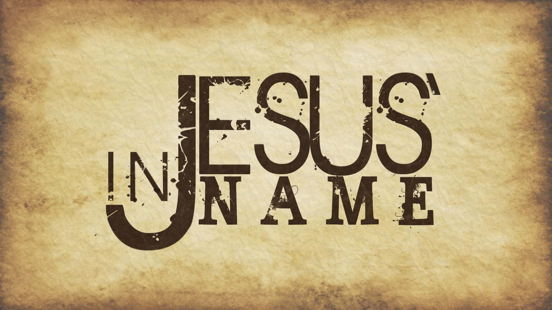 Jesus, aged parchment, vintage texture, Full HD Desktop Wallpaper