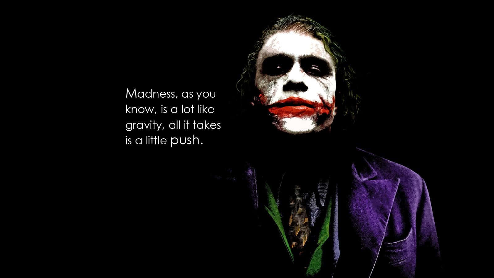 Joker, white face paint, red lips, HD Desktop Wallpaper