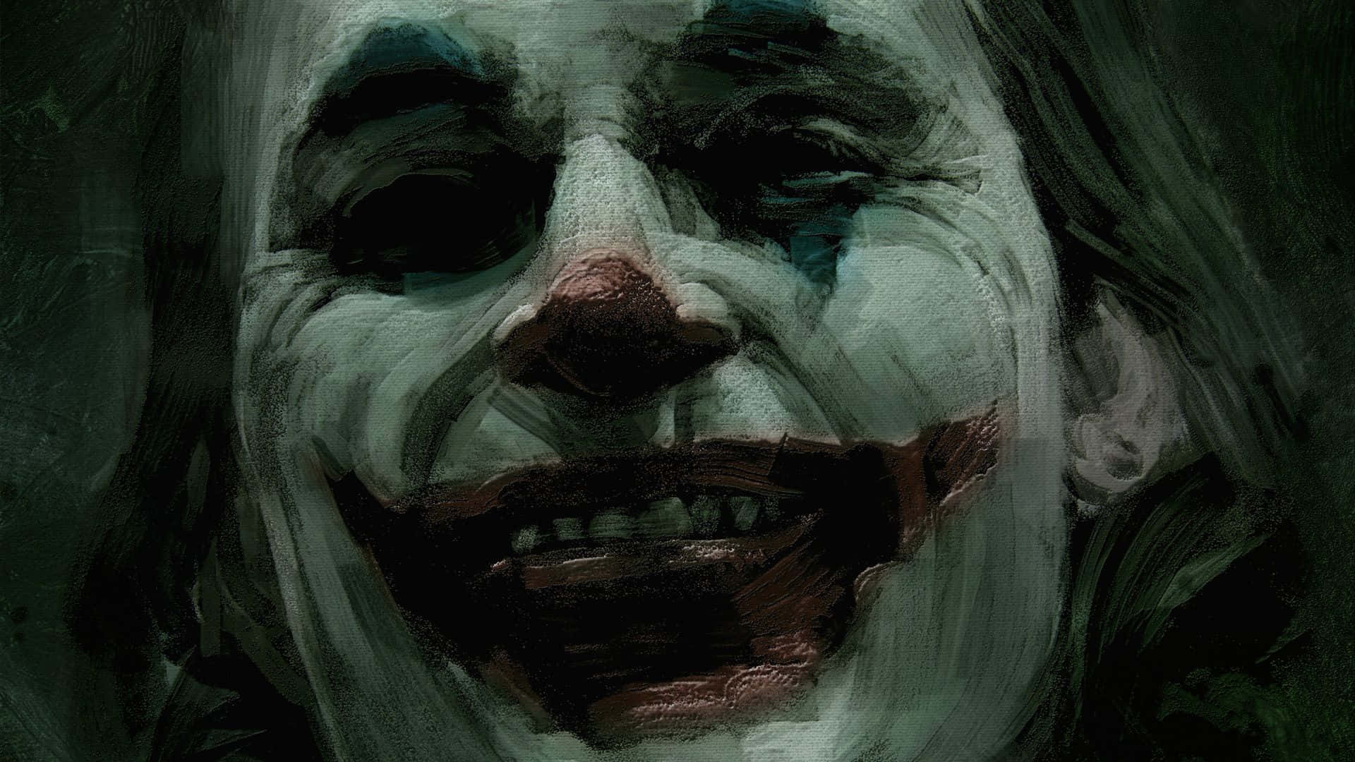 Joker, portrait, wide grin, Full HD Desktop Wallpaper