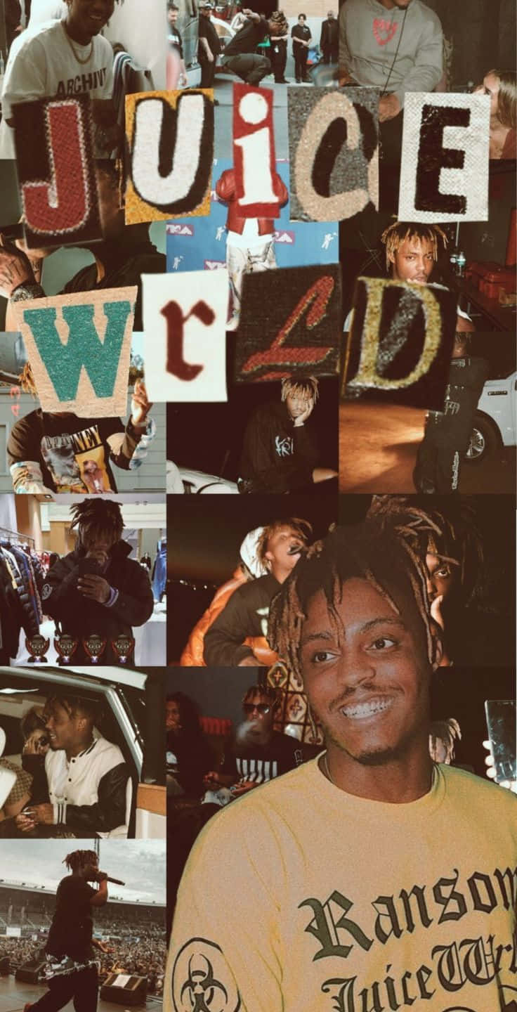 Juice WRLD, hip hop album covers, collage, HD Phone Wallpaper