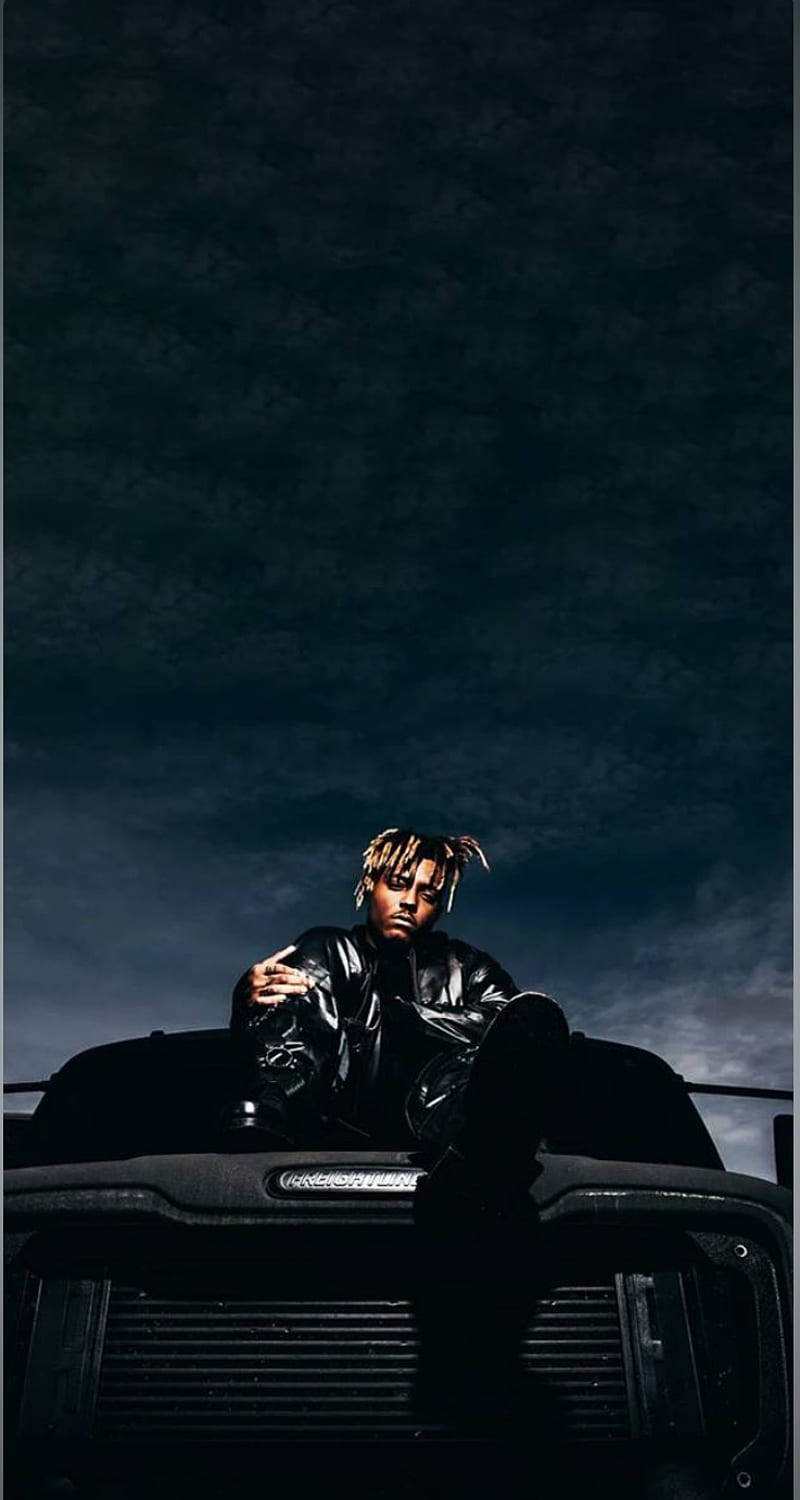 Cool Juice Wrld, black truck, dreadlocks, HD Phone Wallpaper