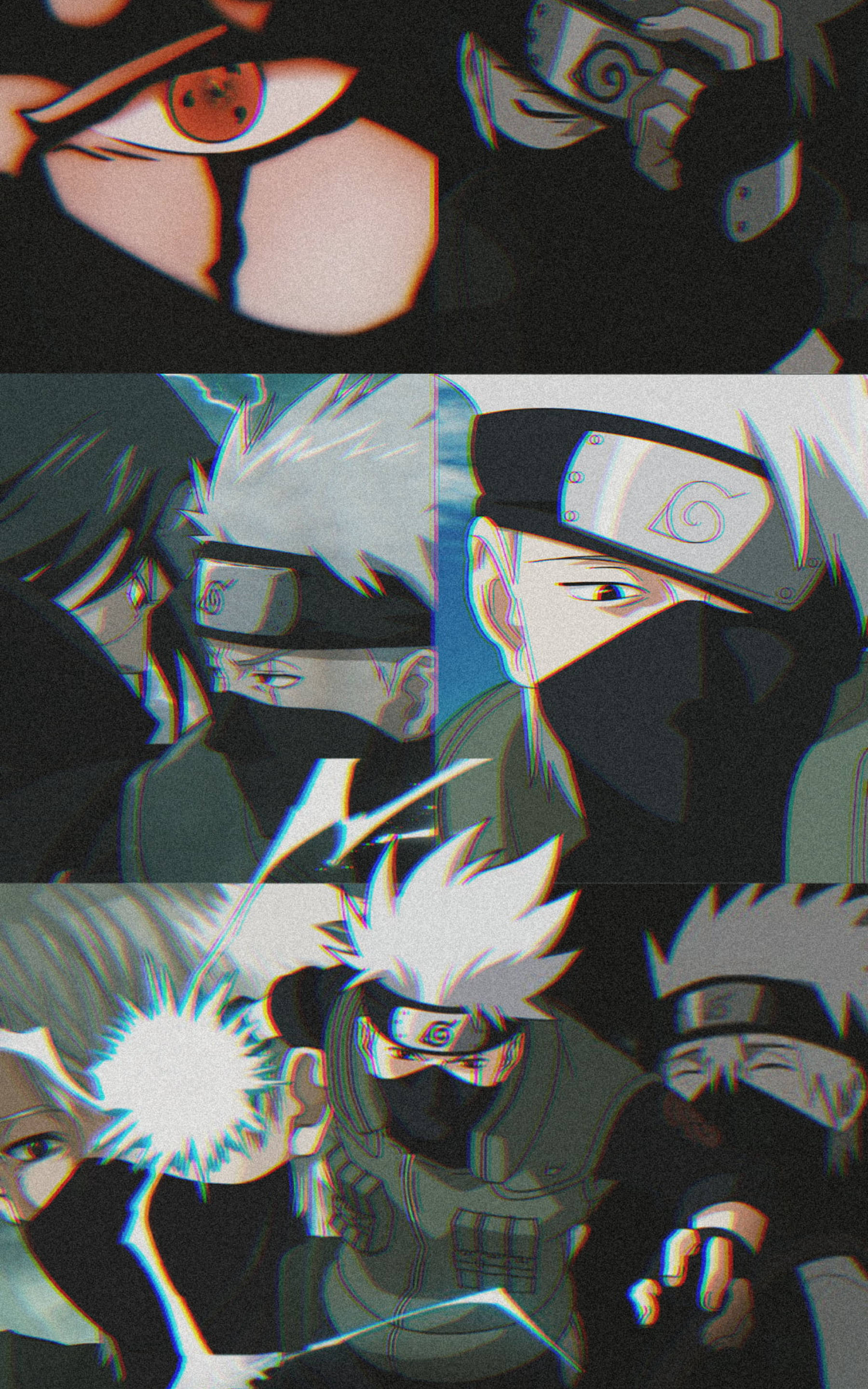 Cool Kakashi, anime characters, white hair, 2K Phone Wallpaper