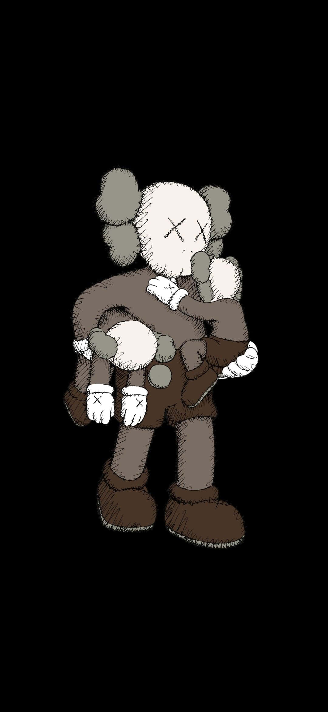Cool Kaws, X eyes, gray ears, Full HD Phone Wallpaper