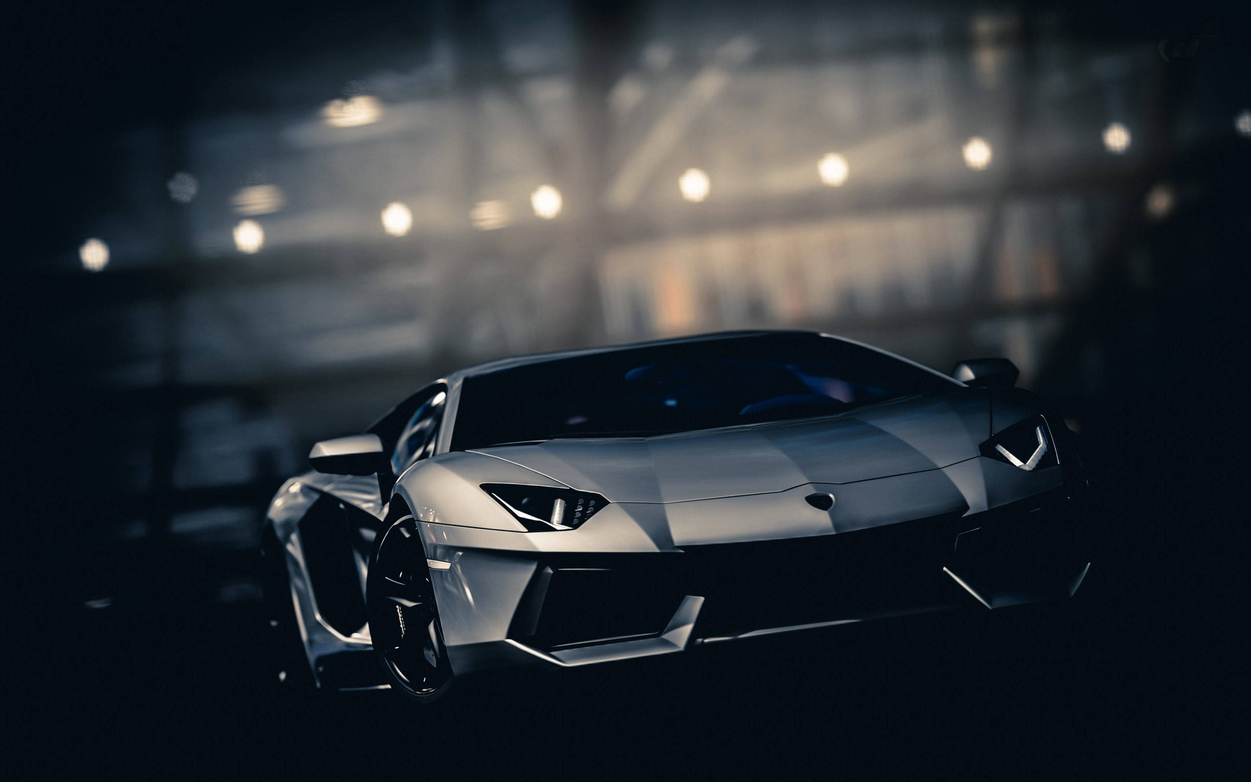 silver, sports car, Lamborghini, 2K Desktop Wallpaper