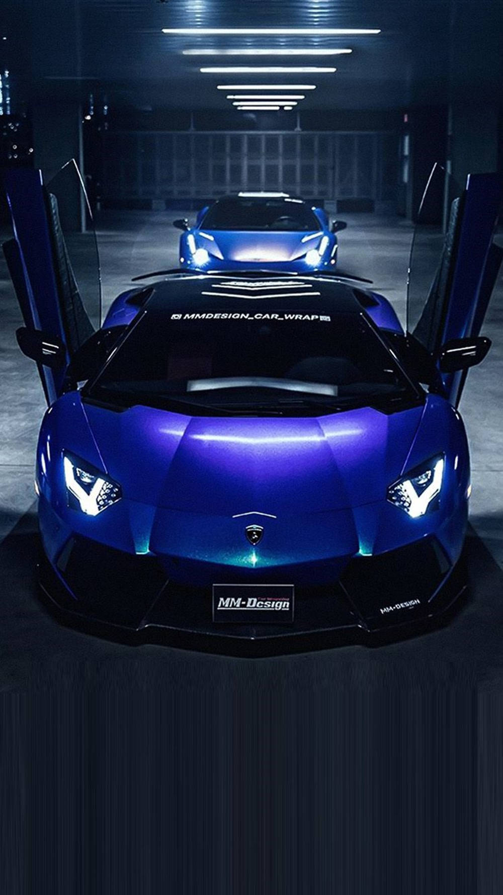 Lamborghini, blue, sports cars, HD Phone Wallpaper