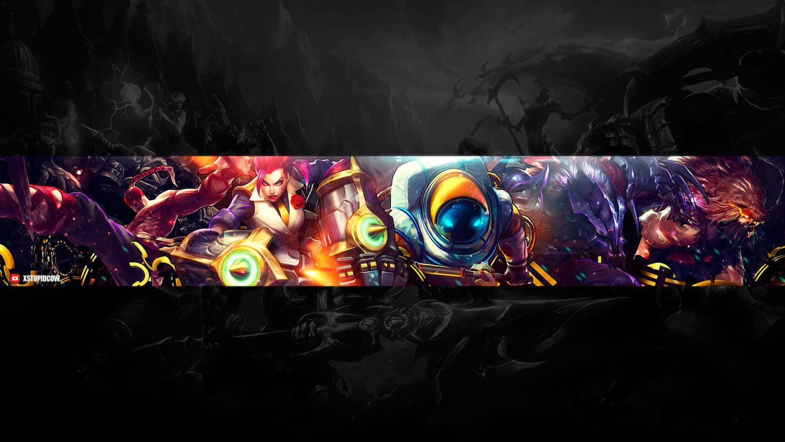 League of Legends, vibrant fantasy characters, dynamic poses, HD Desktop Wallpaper