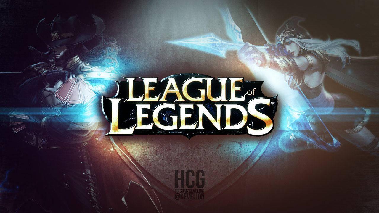 League of Legends, glowing blue energy, fantasy warriors, HD Desktop Wallpaper