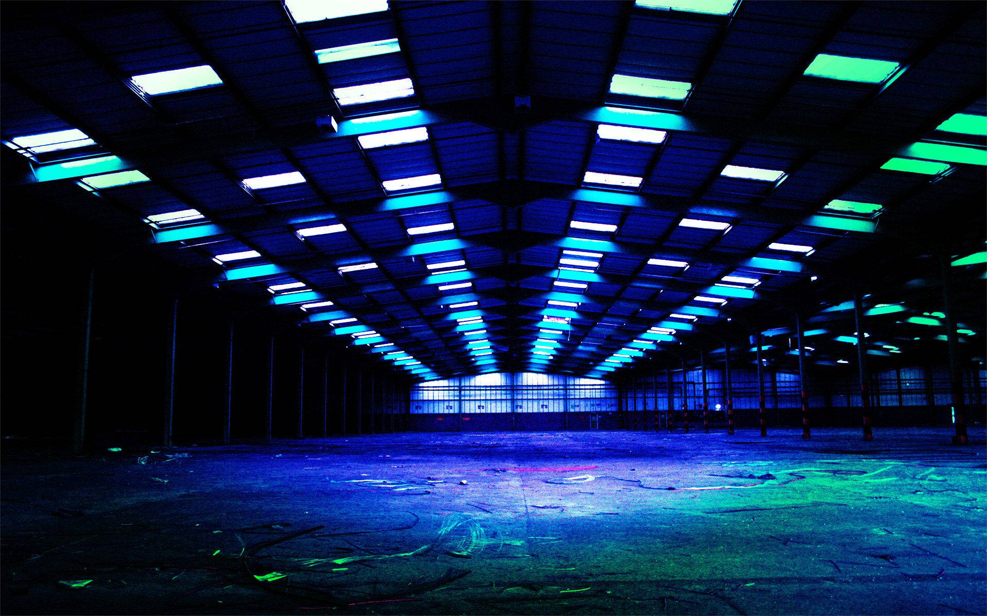 blue, green, fluorescent light, Full HD Desktop Wallpaper