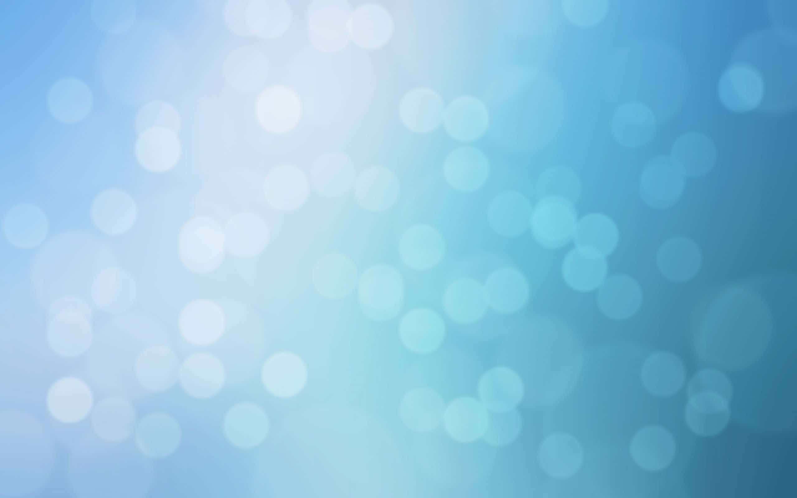 Cool Light Blue, soft blue gradient, glowing circular bokeh lights, 2K Desktop Wallpaper