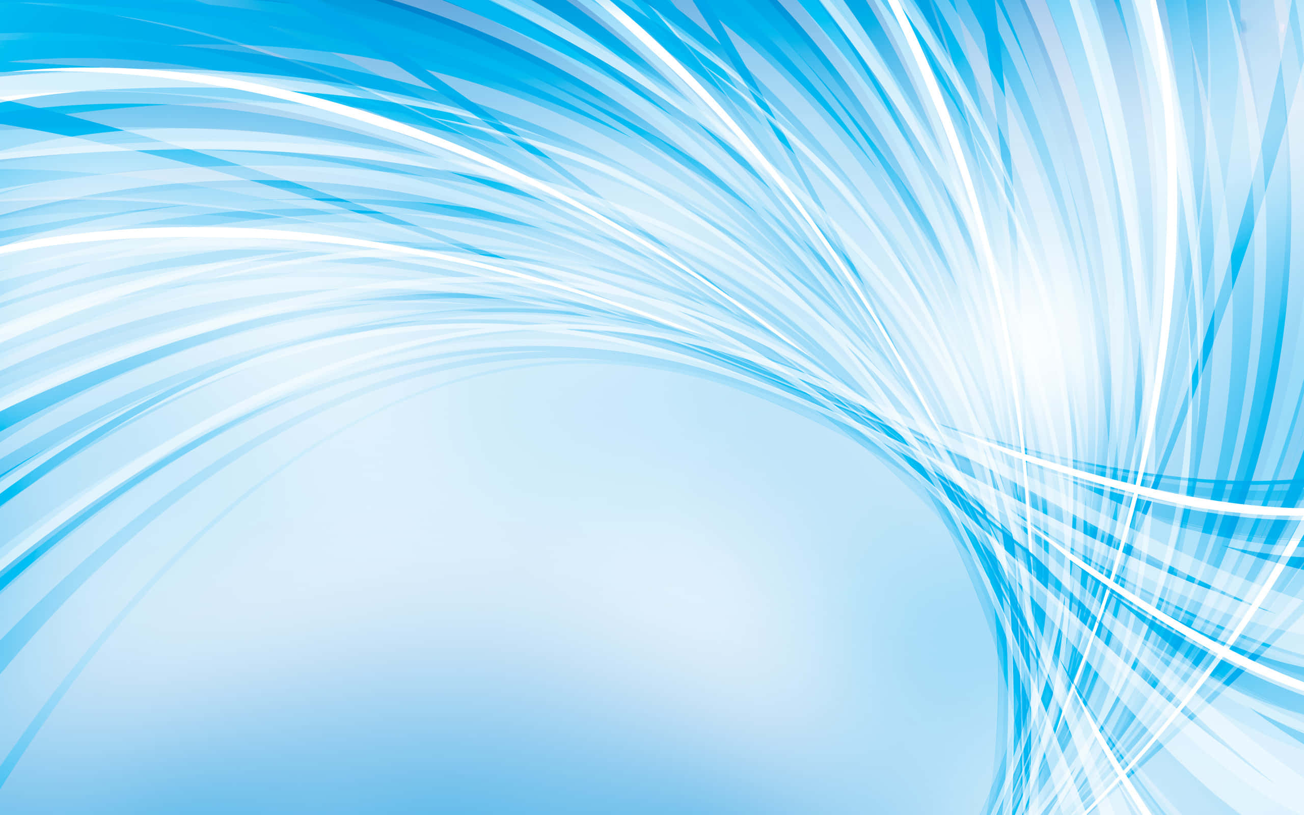 Cool Light Blue, light blue, white, 2K Desktop Wallpaper