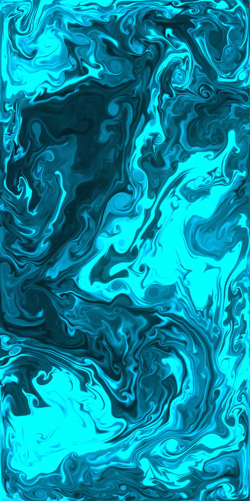 turquoise, navy, abstract fluid pattern, HD Phone Wallpaper
