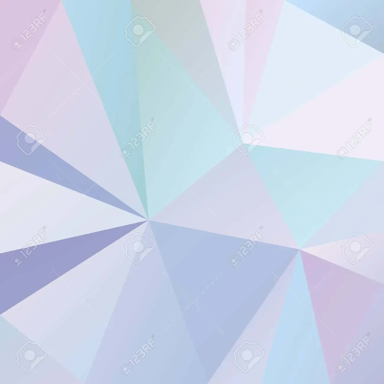 Cool Light Blue, soft pastel, triangular facets, HD Desktop Wallpaper