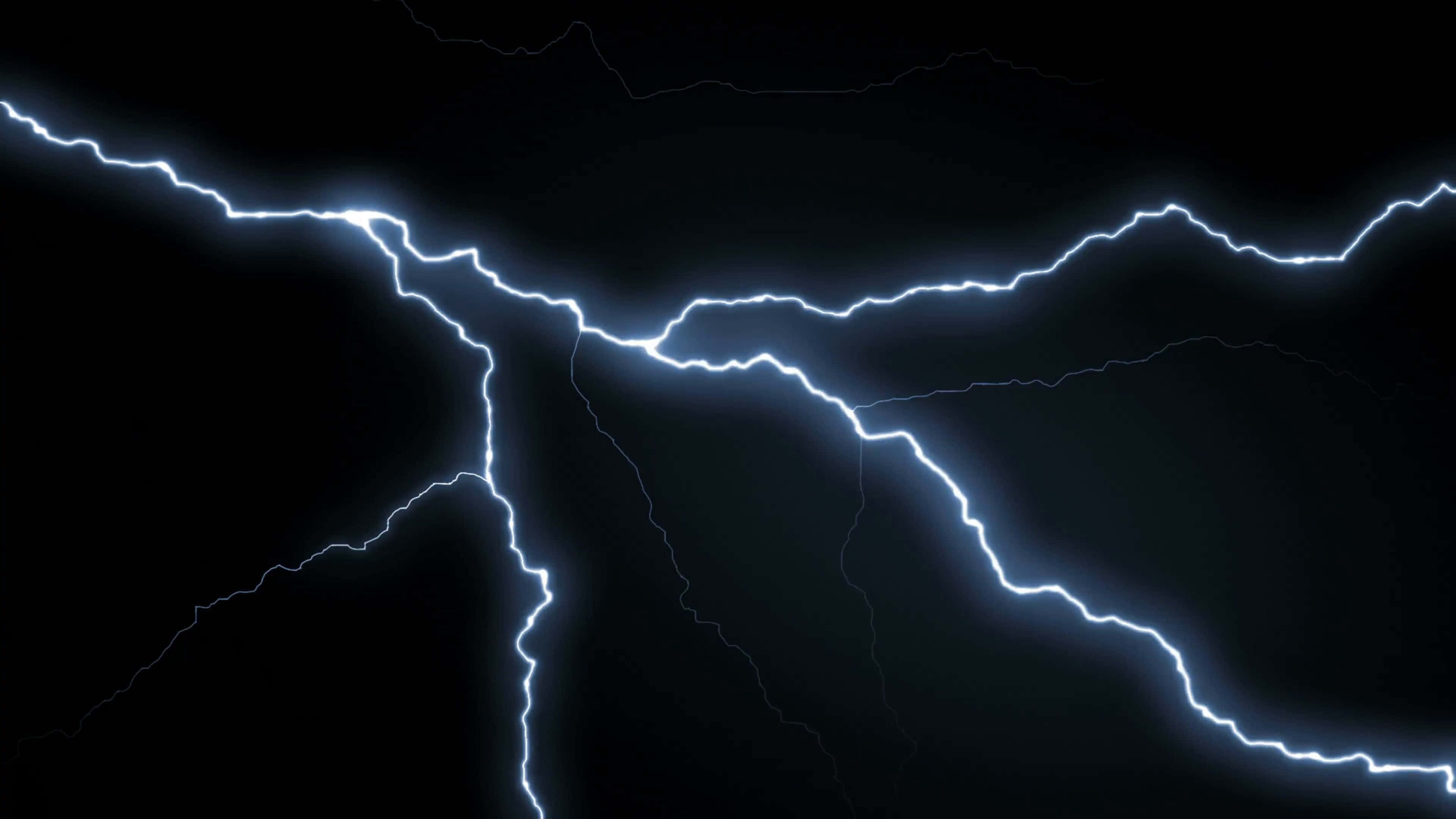 electric blue, deep black sky, dramatic natural storm, 4K Desktop Wallpaper