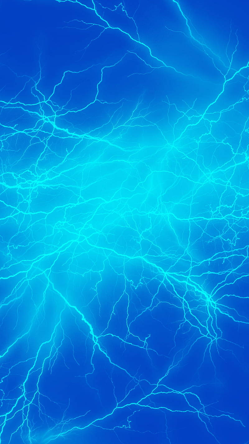 lightning blue, bright background, electric blue lightning bolts, HD Phone Wallpaper