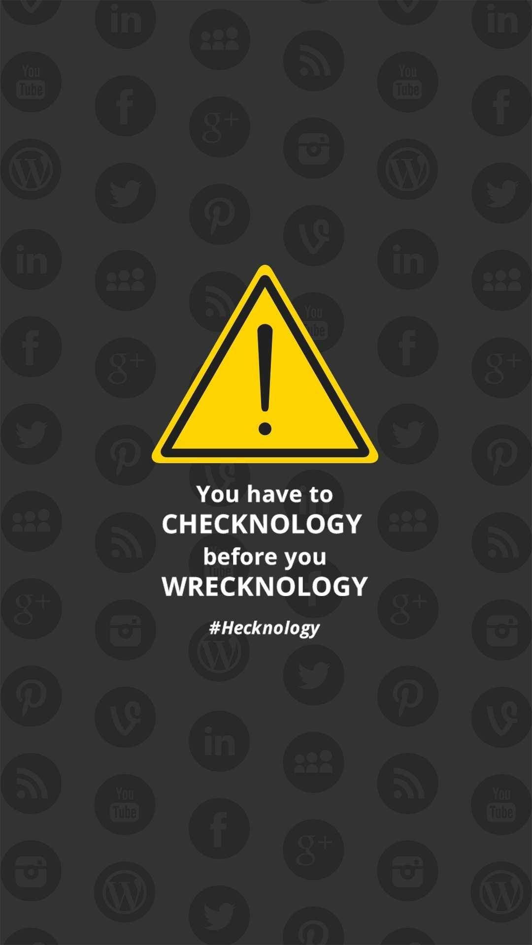 yellow warning triangle, exclamation mark, dark gray background, Full HD Phone Wallpaper