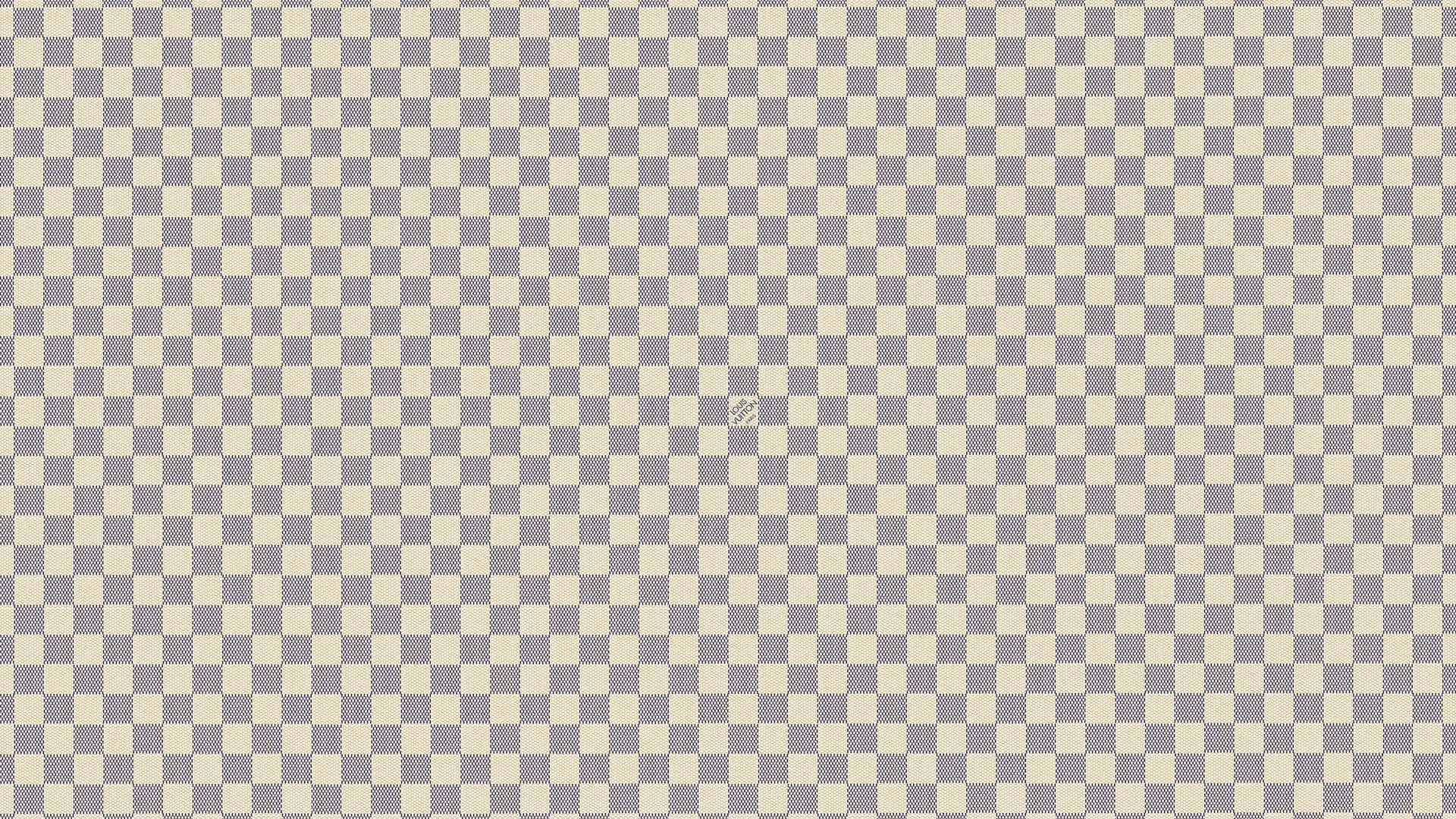 Cool Louis Vuitton, checkerboard pattern, light gray, Full HD Desktop Wallpaper