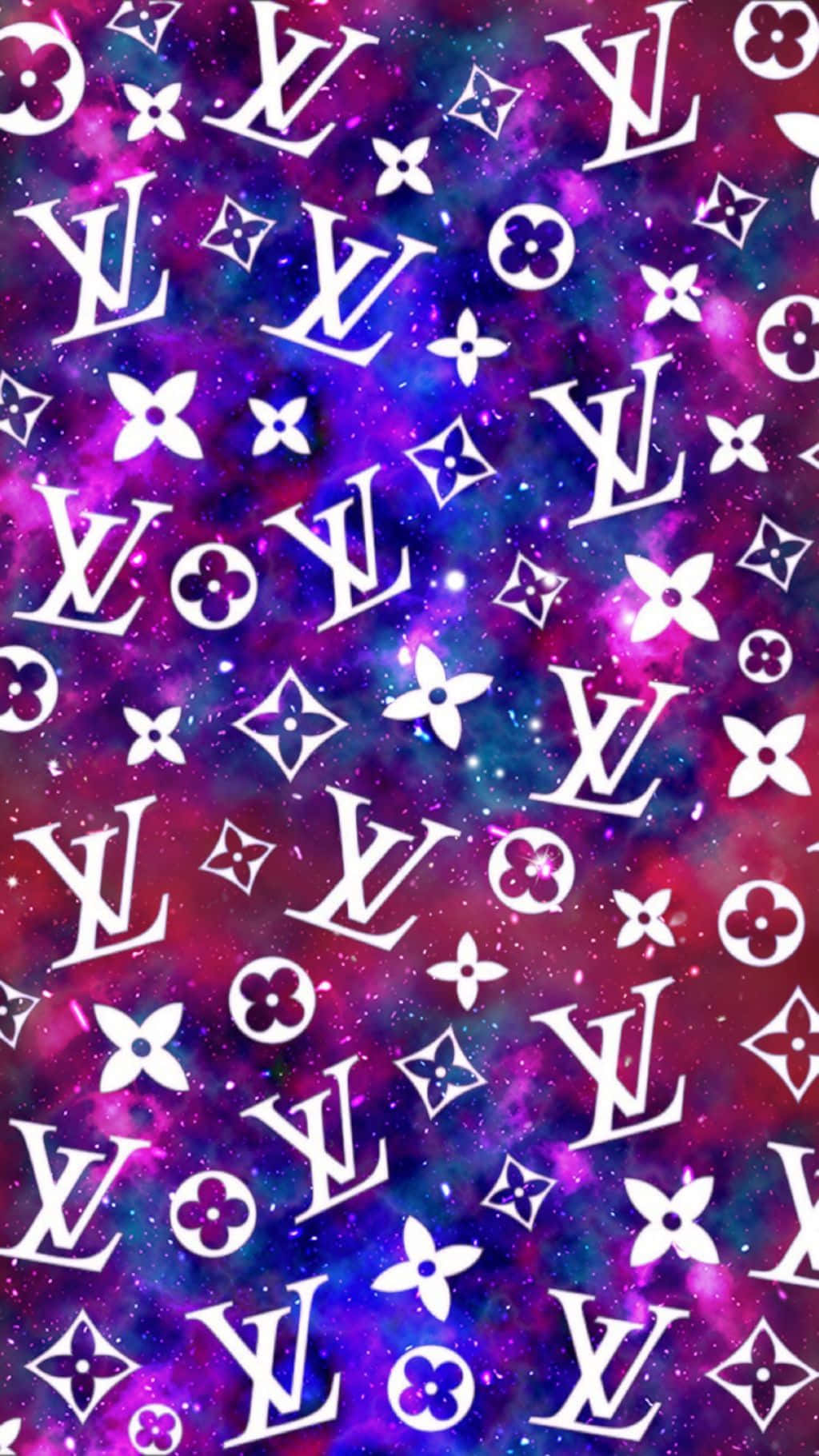 Louis Vuitton, monogram, floral motifs, HD Phone Wallpaper