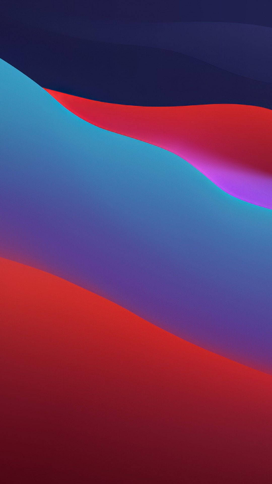 macOS Big Sur, red, blue, Full HD Phone Wallpaper