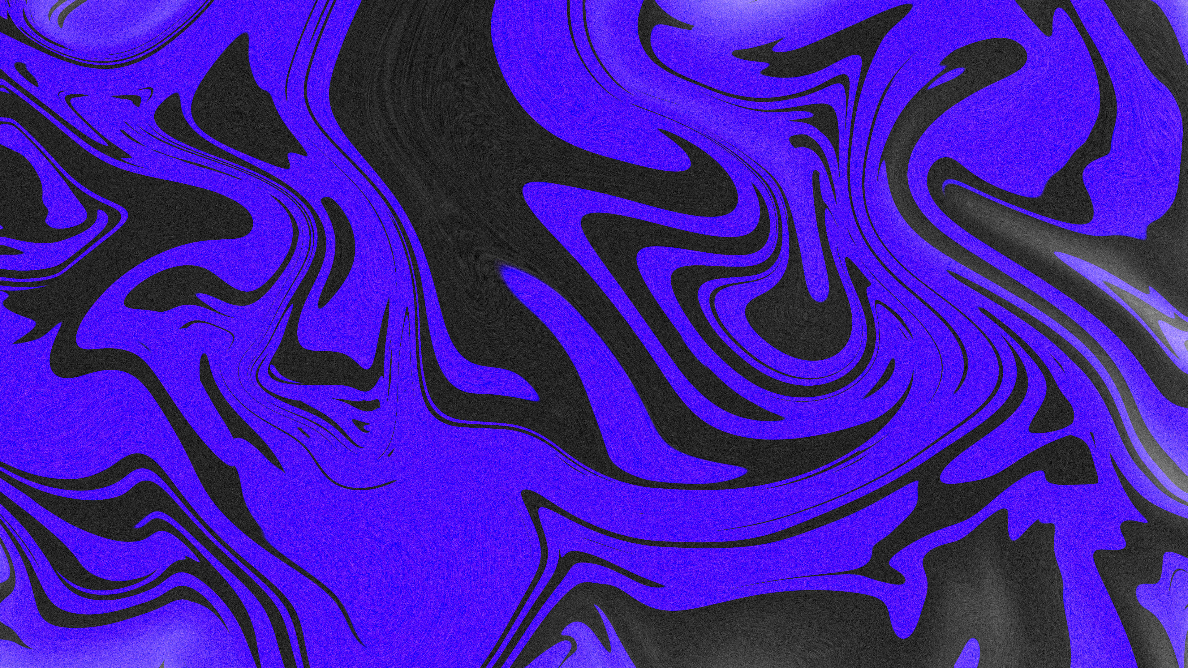 Cool Marble, electric blue, deep black, 4K Desktop Wallpaper