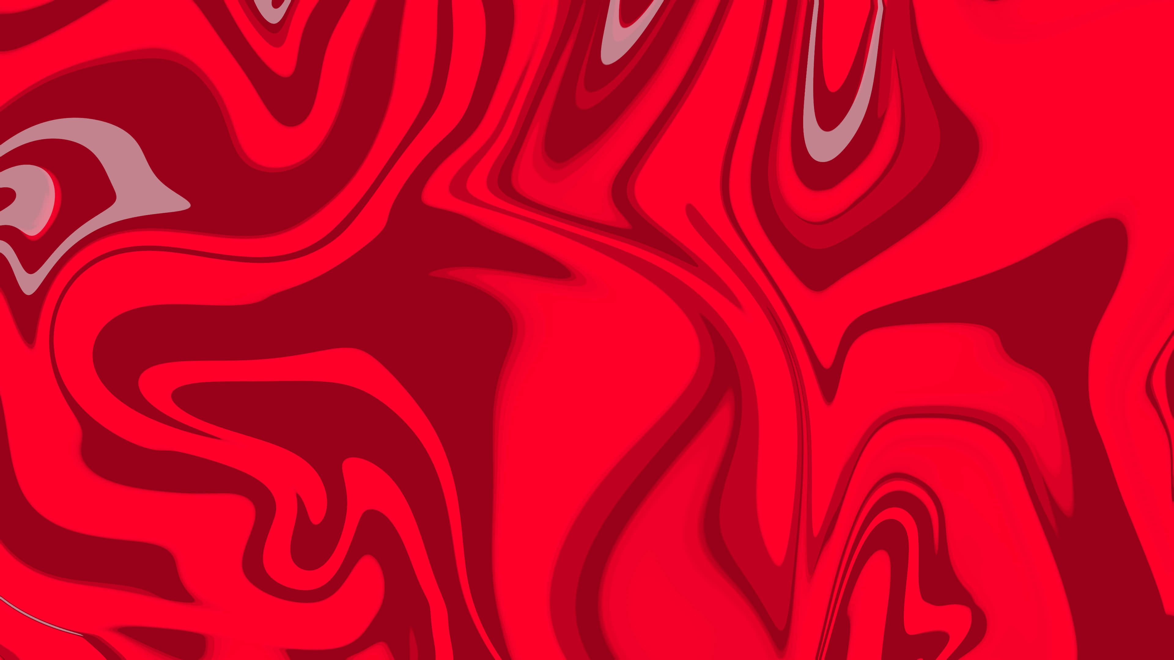 Cool Marble, vibrant red, abstract swirls, 4K Desktop Wallpaper
