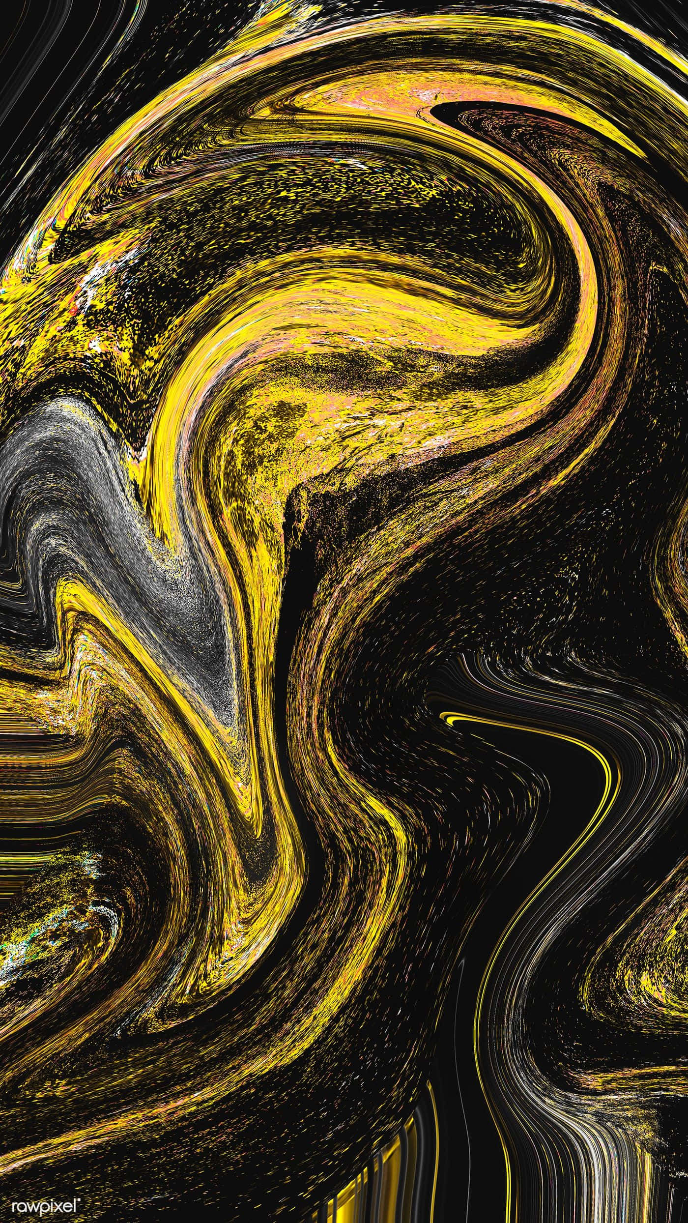 Cool Marble, golden, black, Full HD Phone Wallpaper