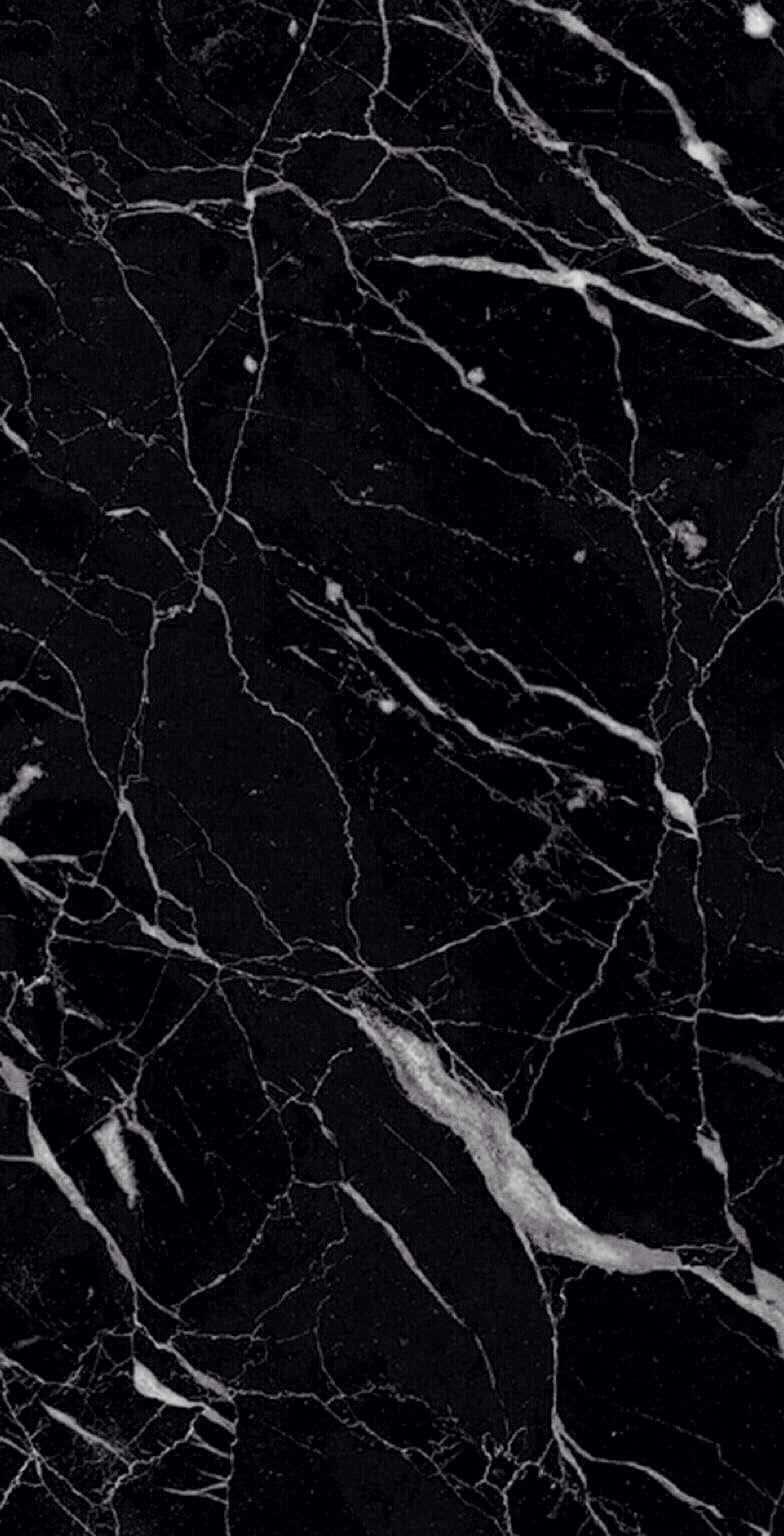 black marble, white streaks, intricate white veining patterns, HD Phone Wallpaper