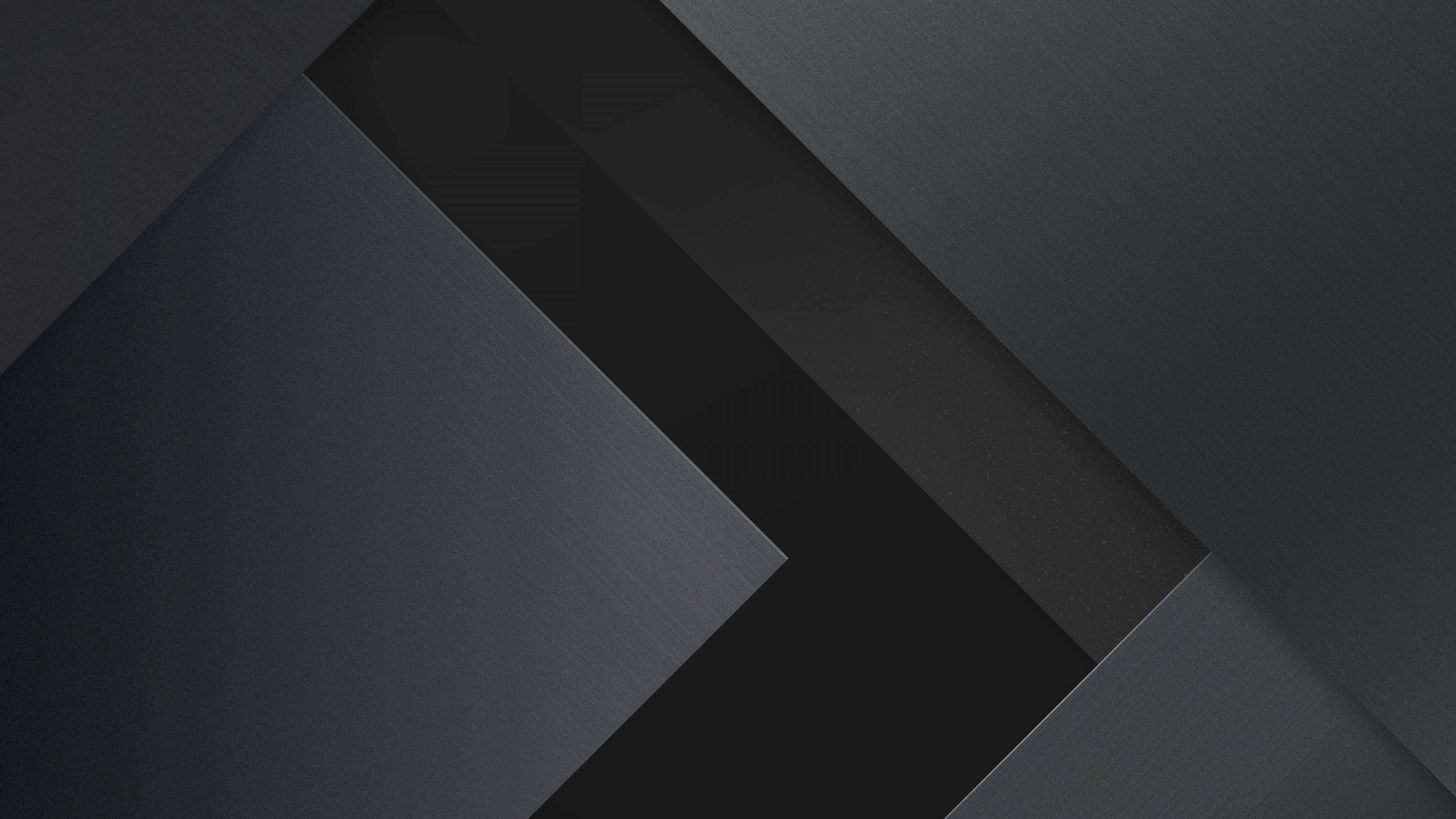 black and white abstract background, brushed metal panels, dark gray, 4K Desktop Wallpaper