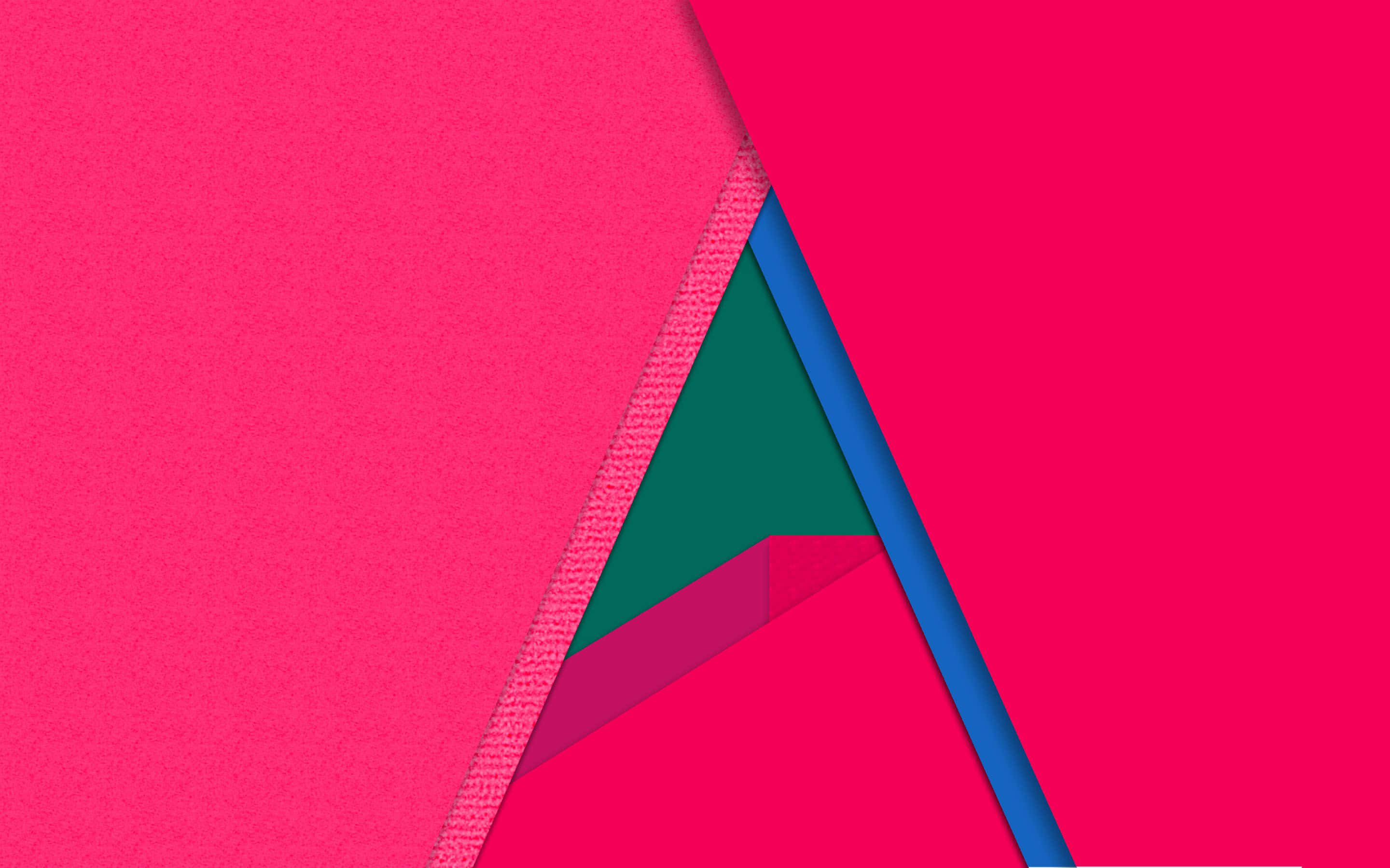 Cool Material, pink, teal, 2K Desktop Wallpaper
