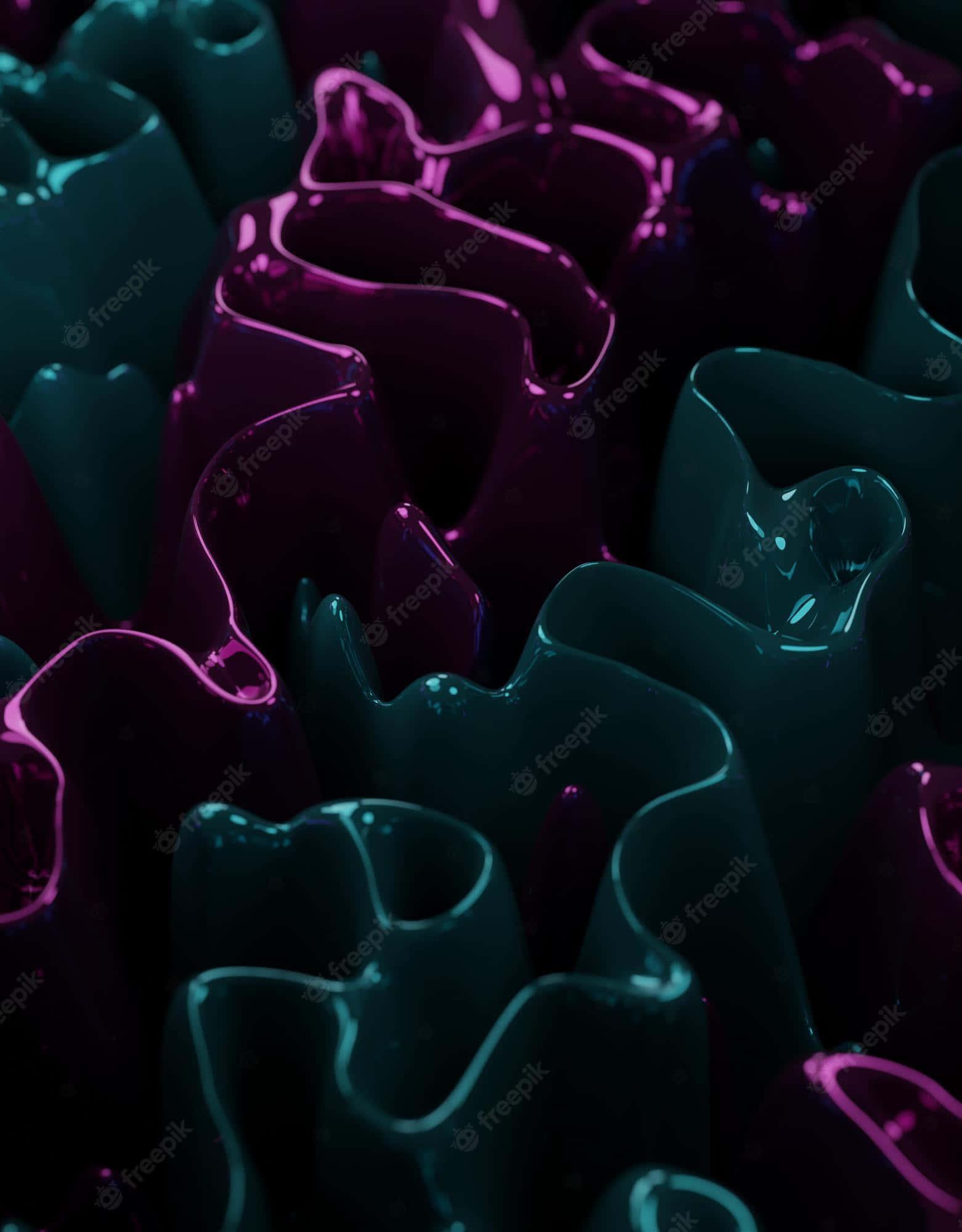 purple, blue, black background, Full HD Phone Wallpaper