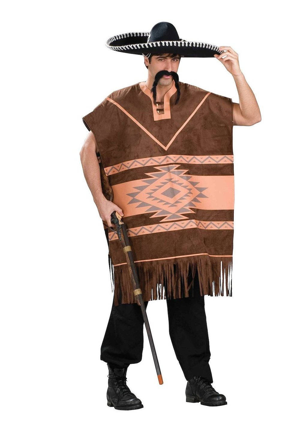 charro costume, sombrero, decorative poncho, HD Phone Wallpaper