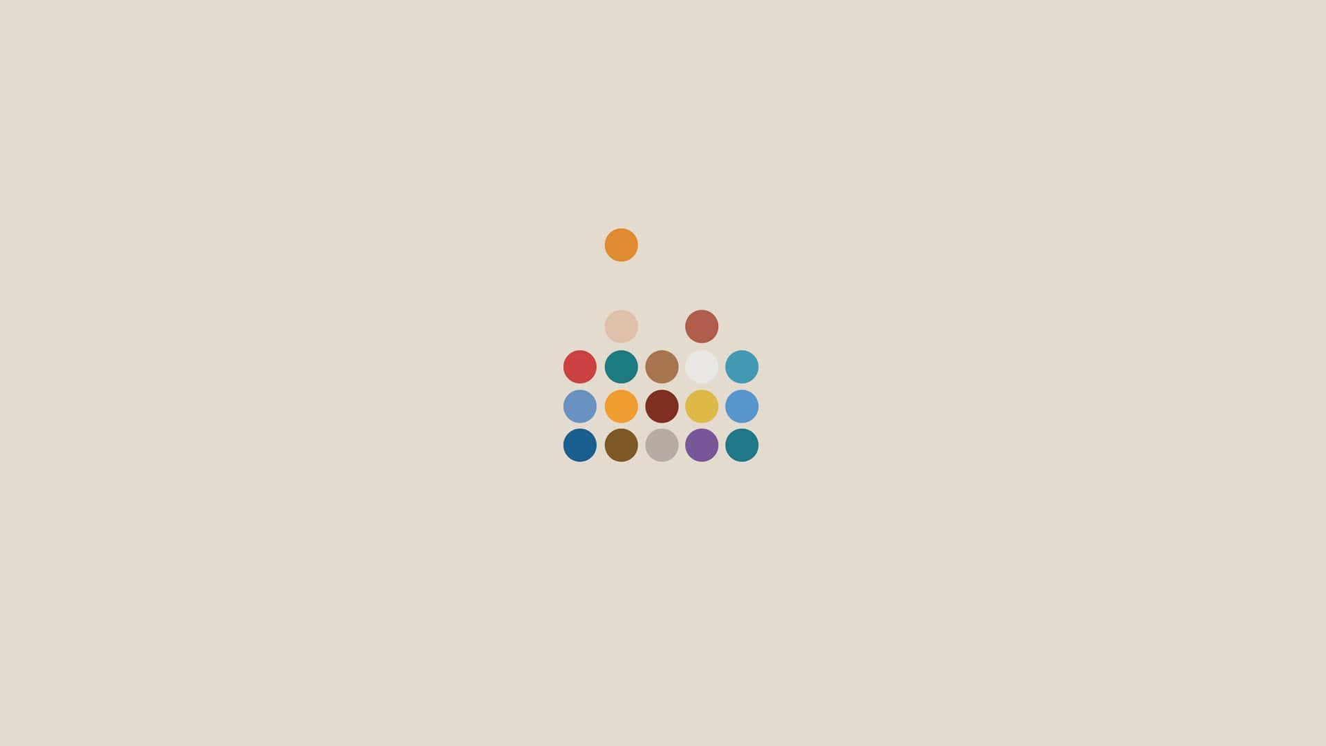 colorful dots, minimalist arrangement, abstract shape, Full HD Desktop Wallpaper
