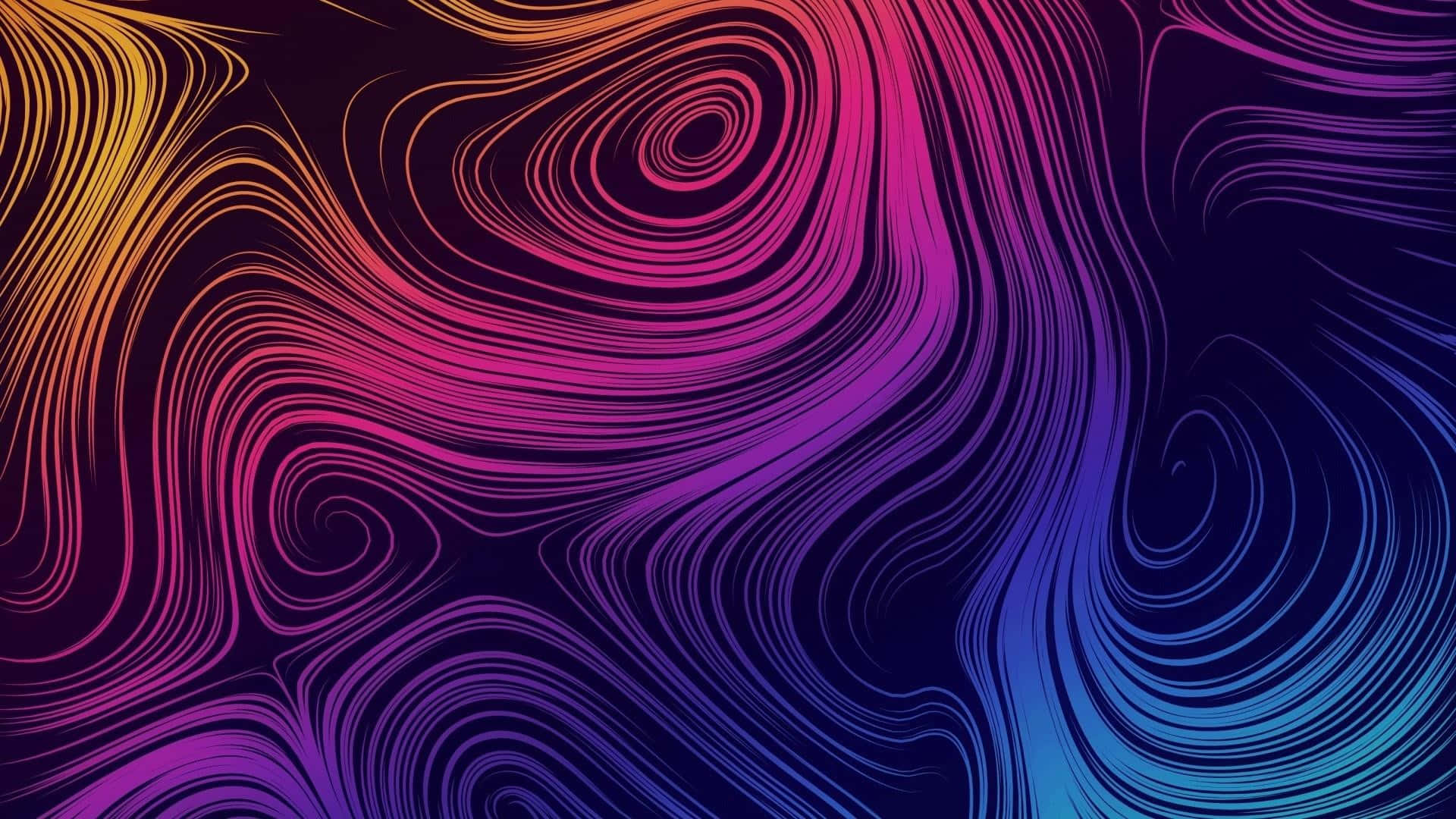 OLED monitor, orange, pink, Full HD Desktop Wallpaper