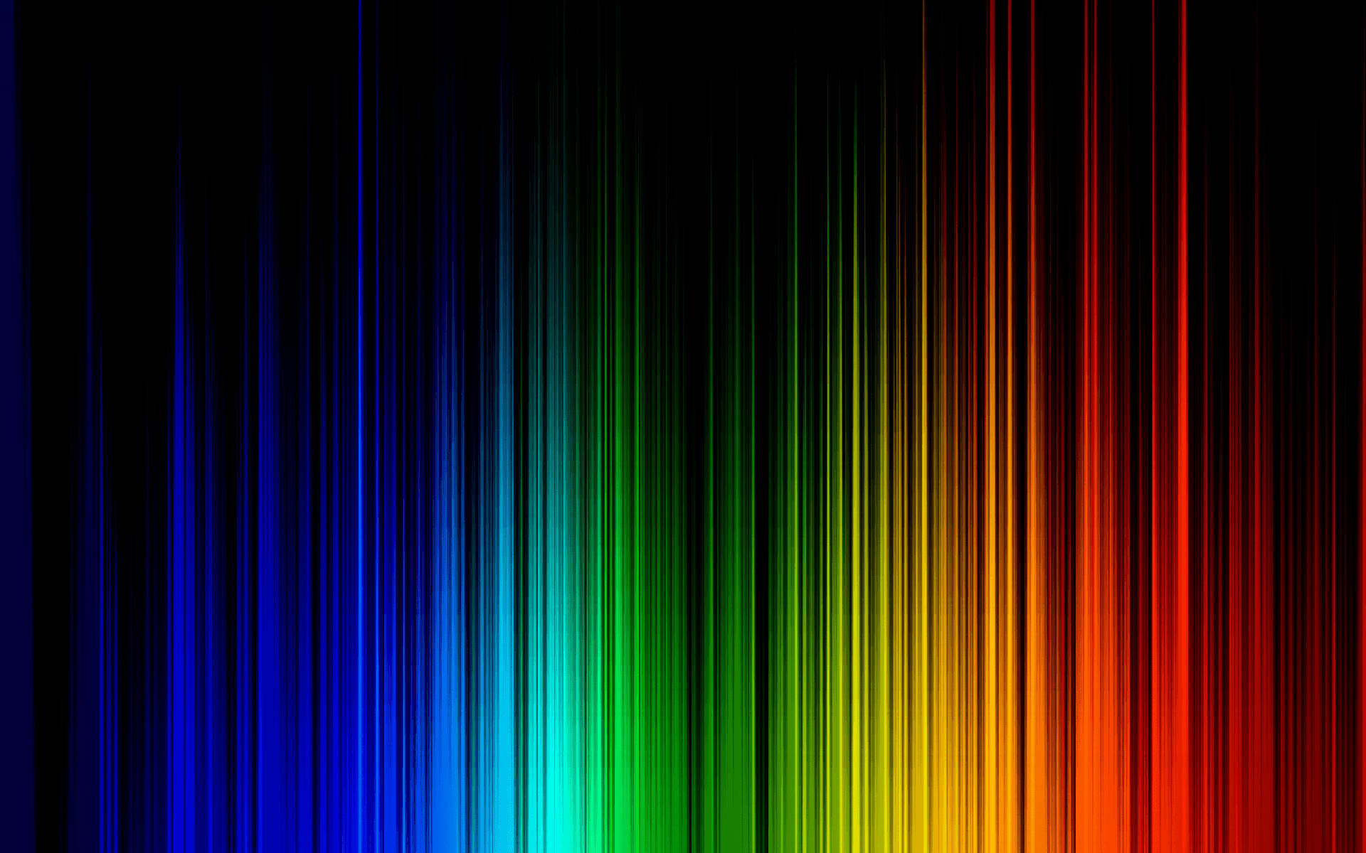 rainbow stripes, deep blue, fiery red, Full HD Desktop Wallpaper