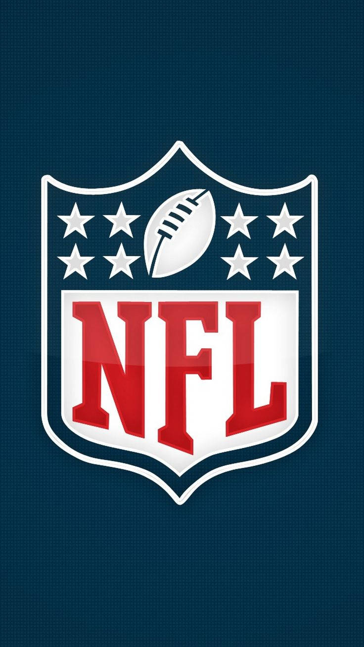 NFL, red white and blue, textured dark blue background, HD Phone Wallpaper